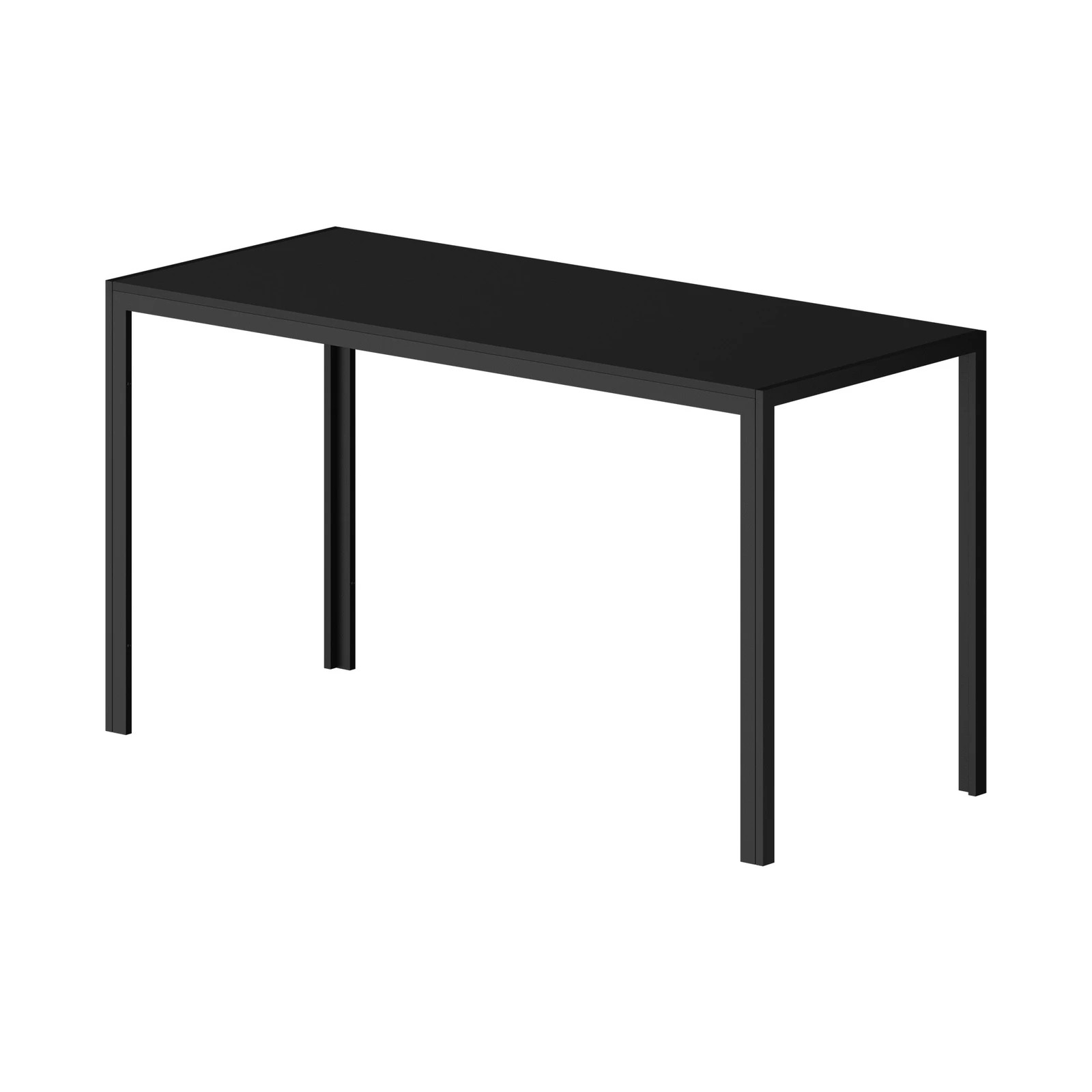 7 Oikiture 140cm Rectangle Dining Table With 6pcs Dining Chairs Wooden
 - Black, 7 of 7