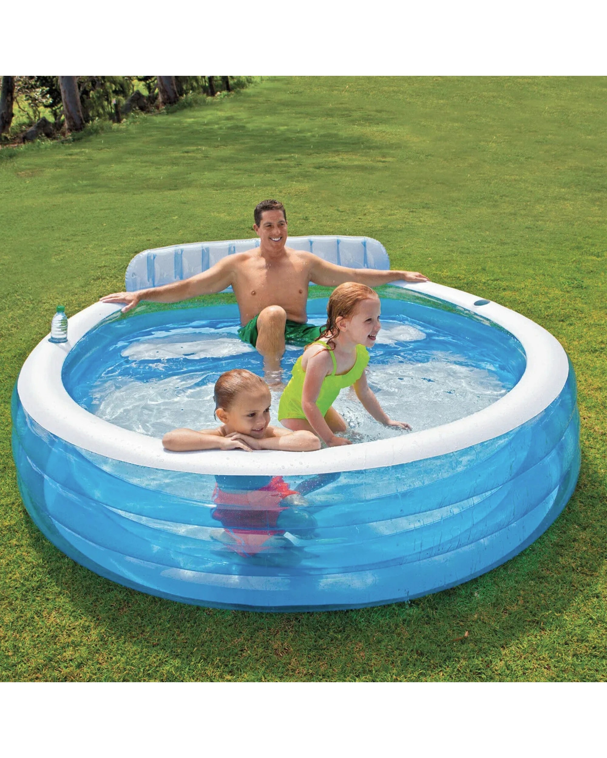 6 Intex Swim Centre Round Inflatable Family Lounge Pool, 6 of 6