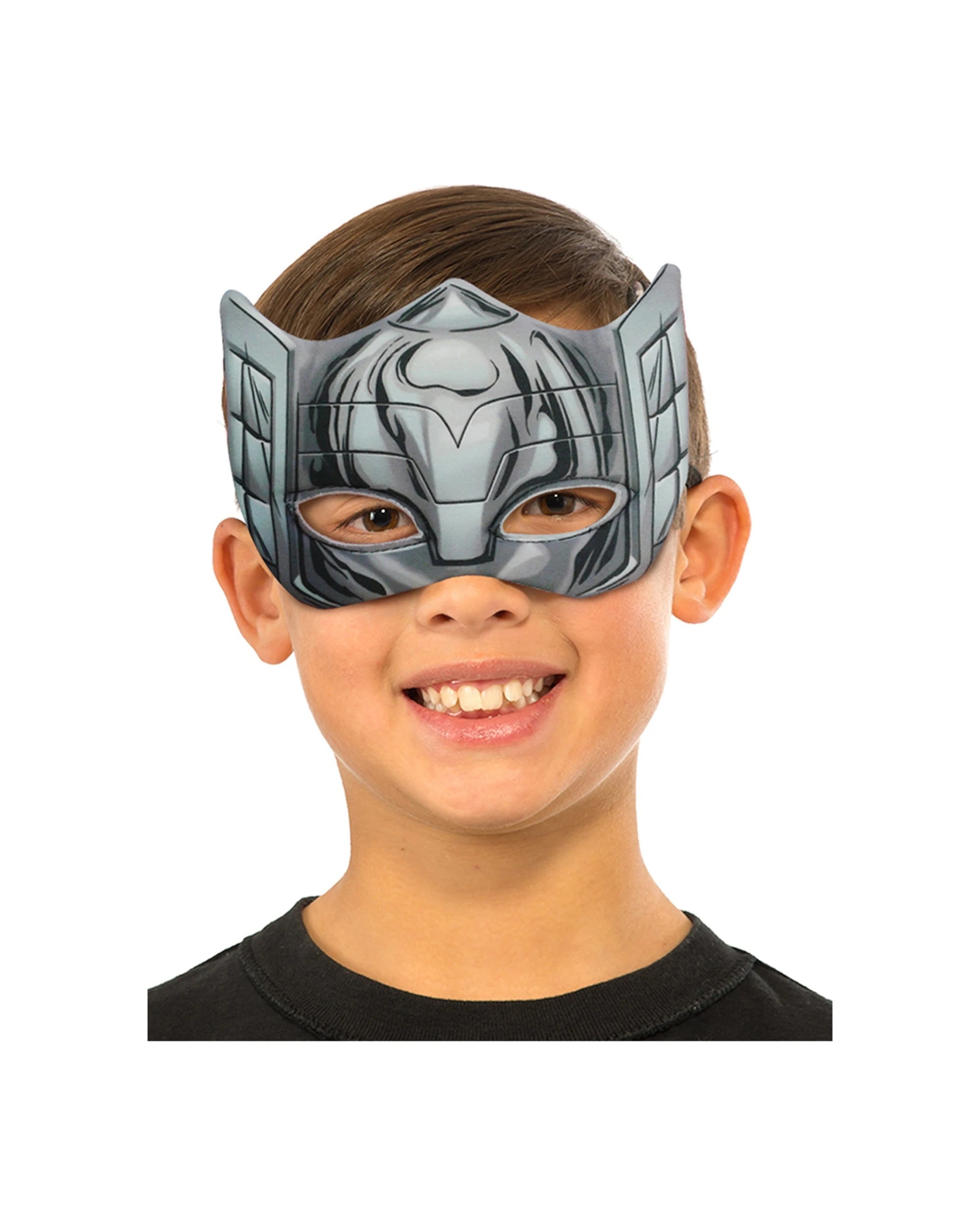 1 Marvel Avengers Thor Plush Eyemask Kids/boys Halloween Party Costume
 - Silver, 1 of 3