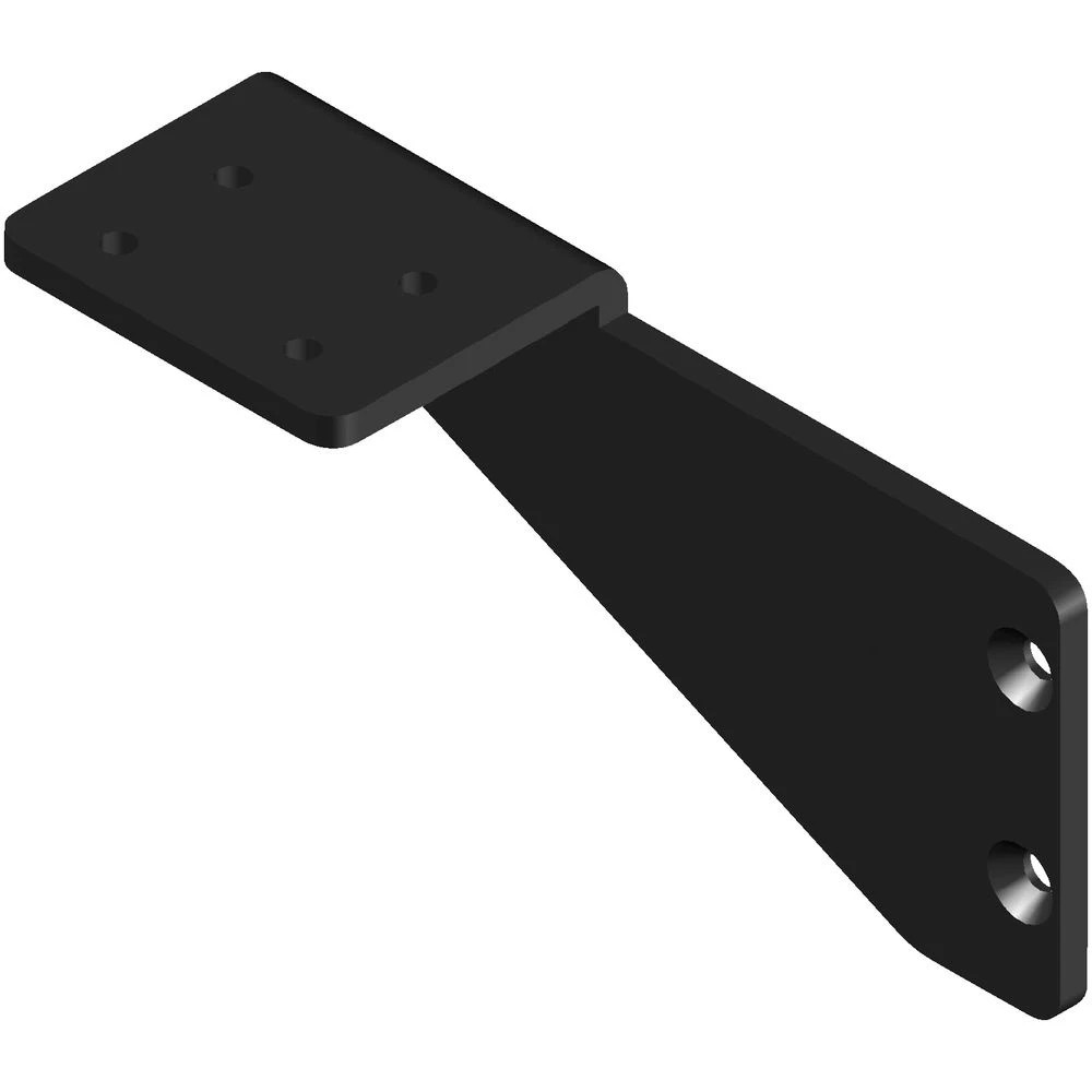 2 Desk Mount Brackets Black Office Furnishing Accessories Workspace Screens and Partitions, 2 of 2