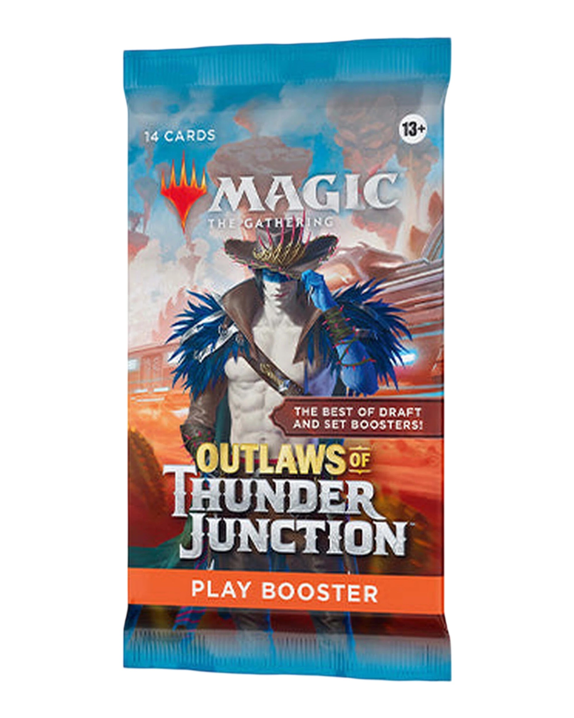 1 Wizards Of The Coast Magic The Gathering Outlaws Of Thunder Junction Play Booster 1 Booster Per Sleeve, 1 of 3