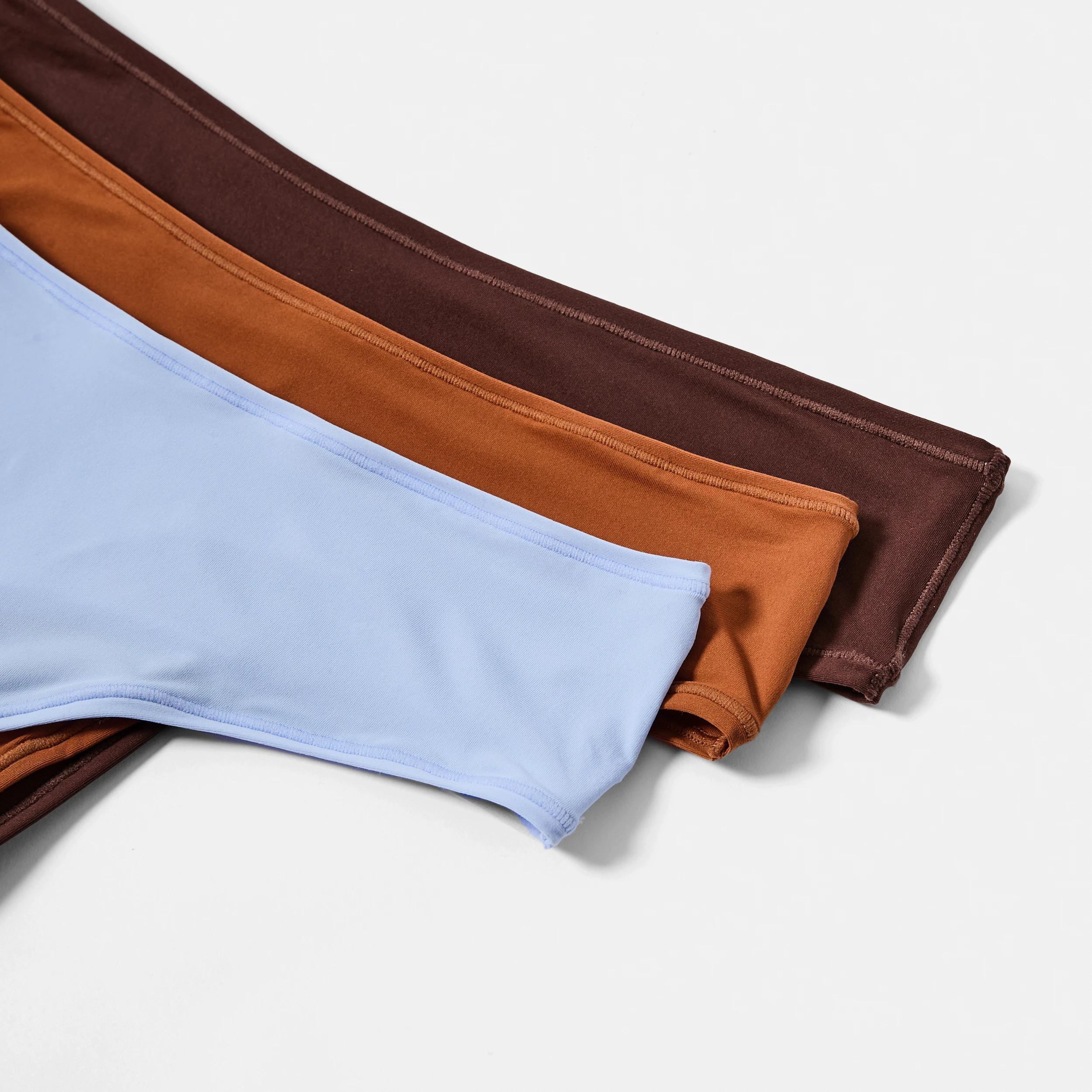 3 3 Pack Super Soft G-String Briefs BRUNI BLUE, BRONZE BROWN, CHOCOLATE FUDGE, 3 of 8