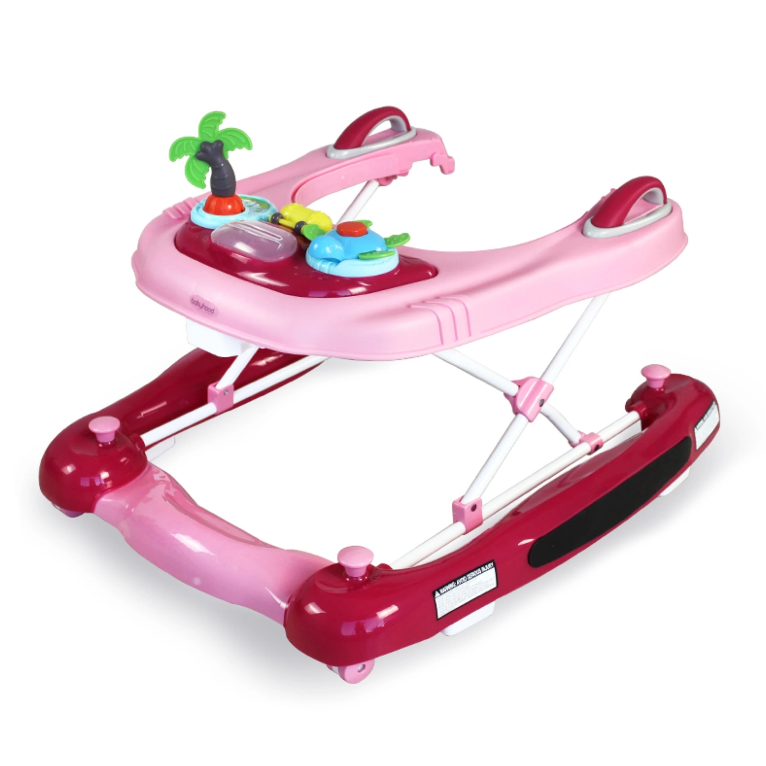 3 Babyhood Diddlee Doo Walker Rocker 3 in 1 - Pink, 3 of 3
