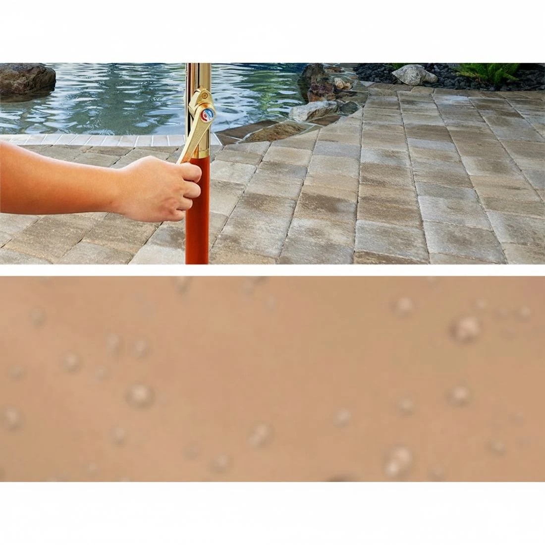 4 Instahut 3m Outdoor Umbrella w/Base Pole Umbrellas Garden Sun Stand Deck - Beige, 4 of 6