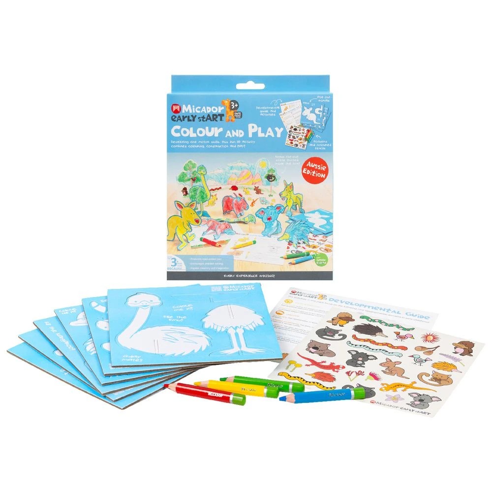3 Micador early stART Colour and Play Aussie Edition, 3 of 8