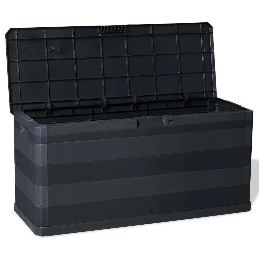 7 vidaXL Outdoor storage box Ample Storage - Black, 7 of 8