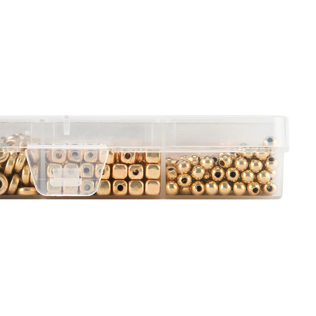 6 Metallic Spacer Beads, 6 of 6