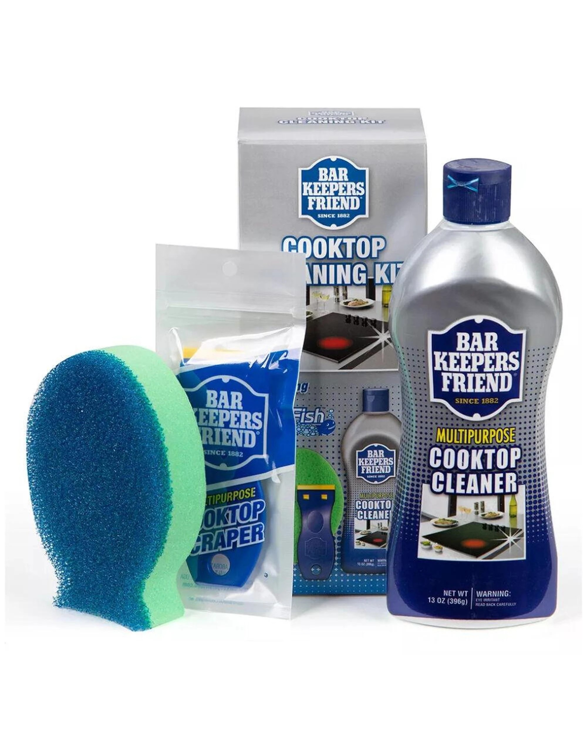 1 Bar Keepers Friend Cooktop Cleaning Kit  3 Piece, 1 of 1