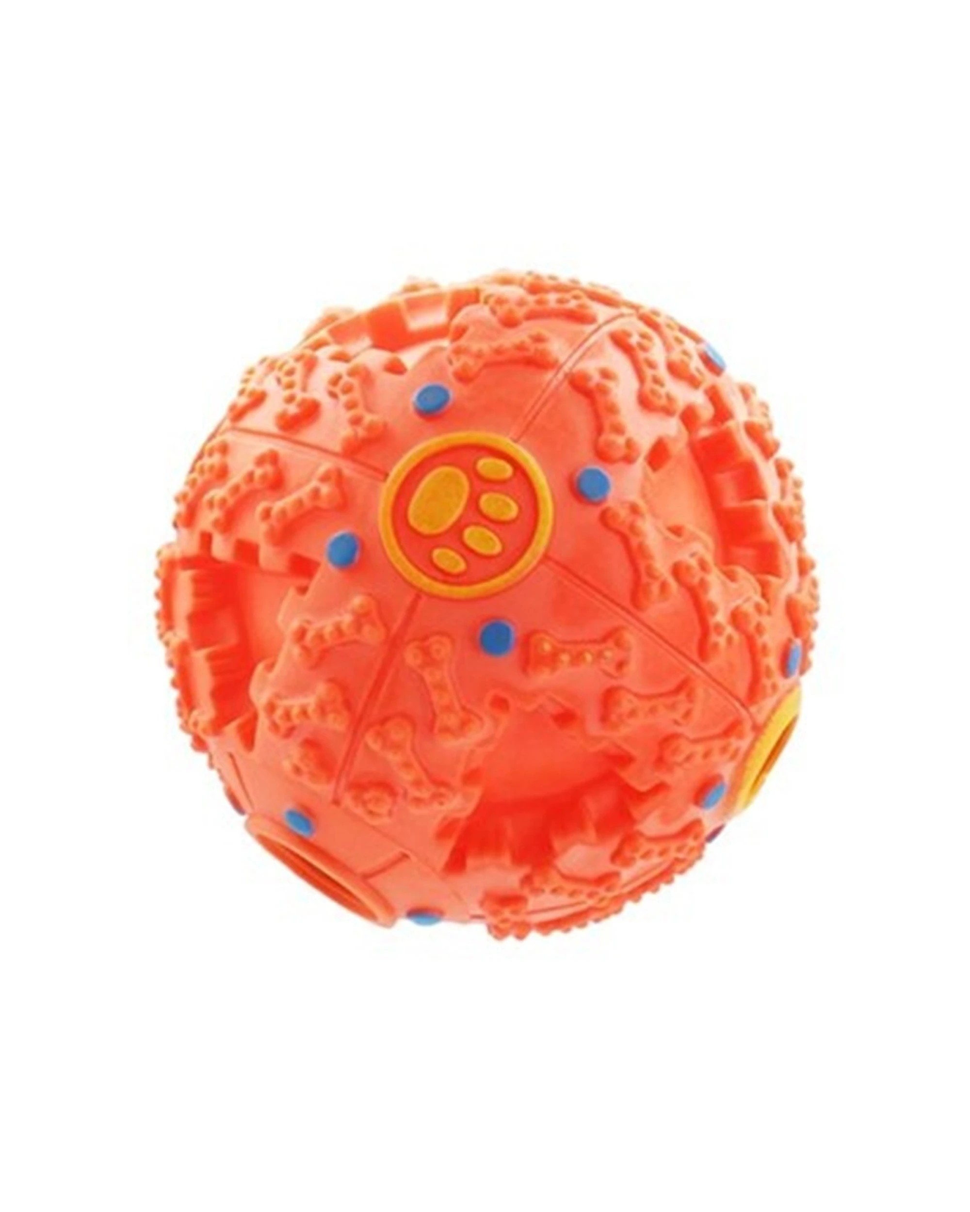 2 Paws And Claws 12cm Hide A Treat Giggle Ball Pet Dog Toy Colours Giggle Sound - Assorted, 2 of 4