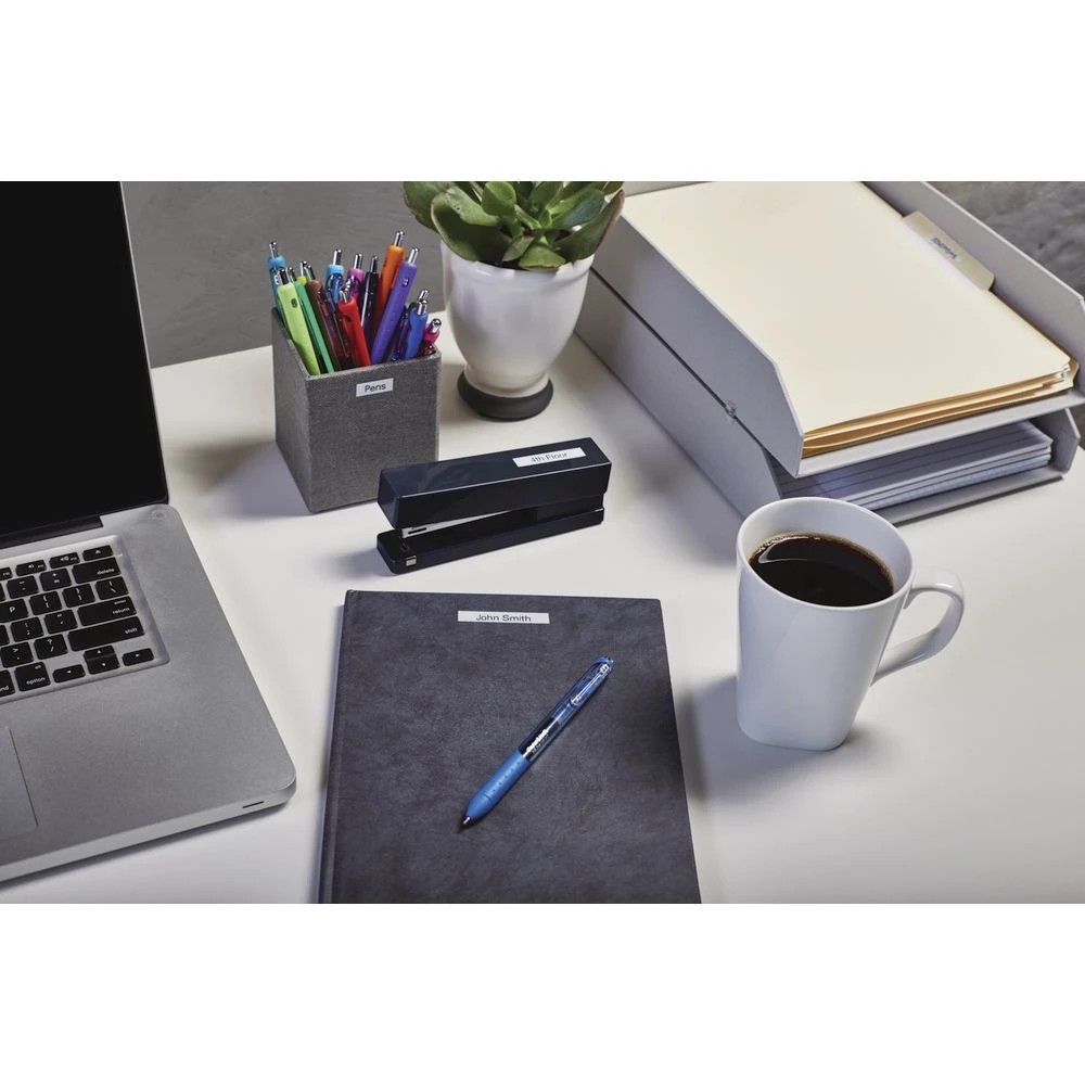 3 DYMO D1 Label Tape 9mm x 7m Black on White, 3 of 6