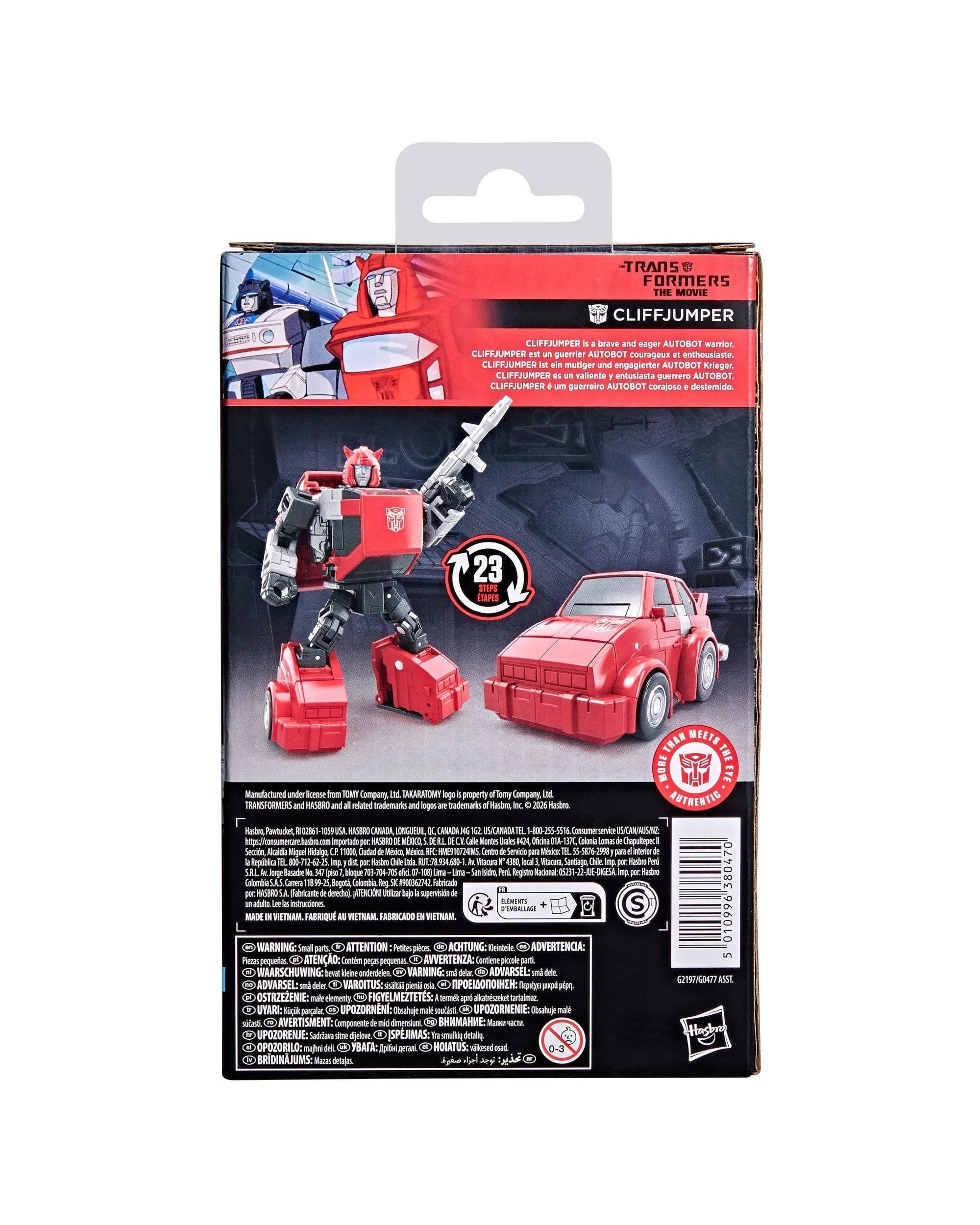 6 Transformers Studio Series Deluxe Class The Transformers: The Movie Cliffjumper Action Figure, 6 of 6