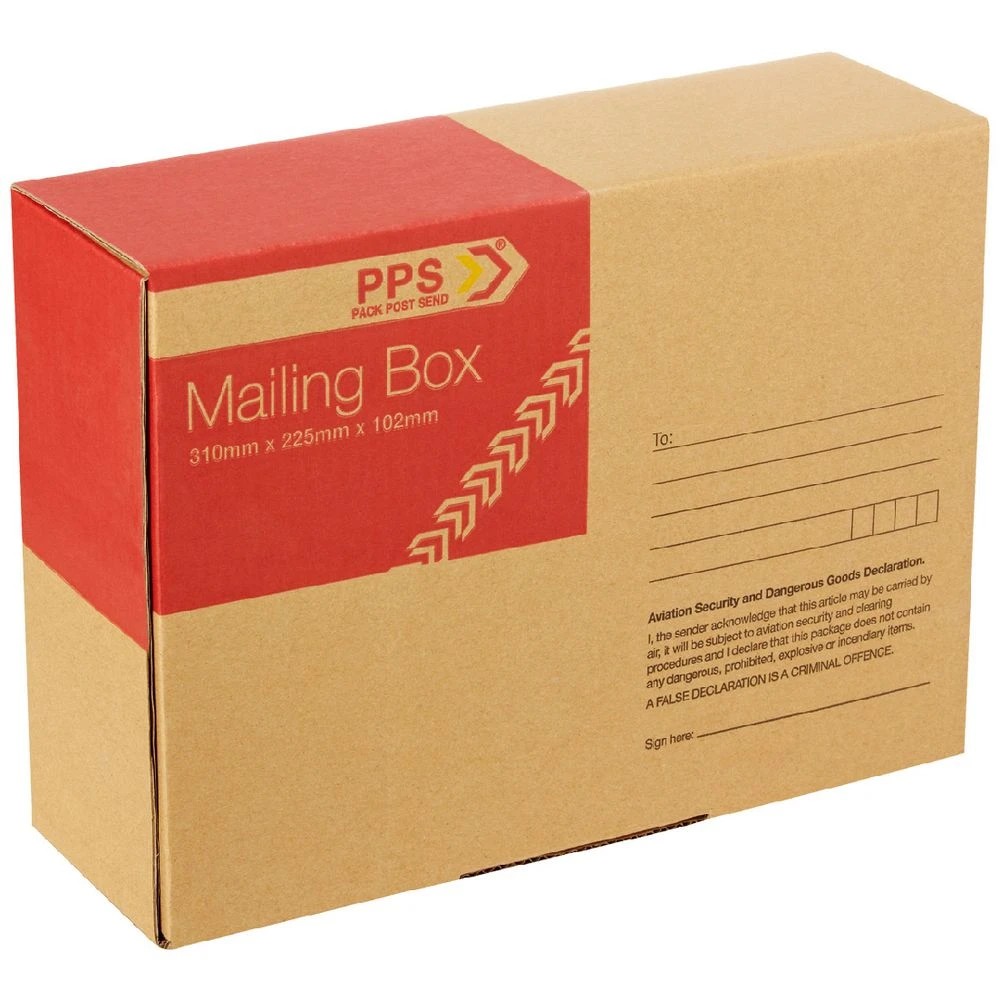 1 PPS Mailing Box 310 x 225 x 102mm, 1 of 2