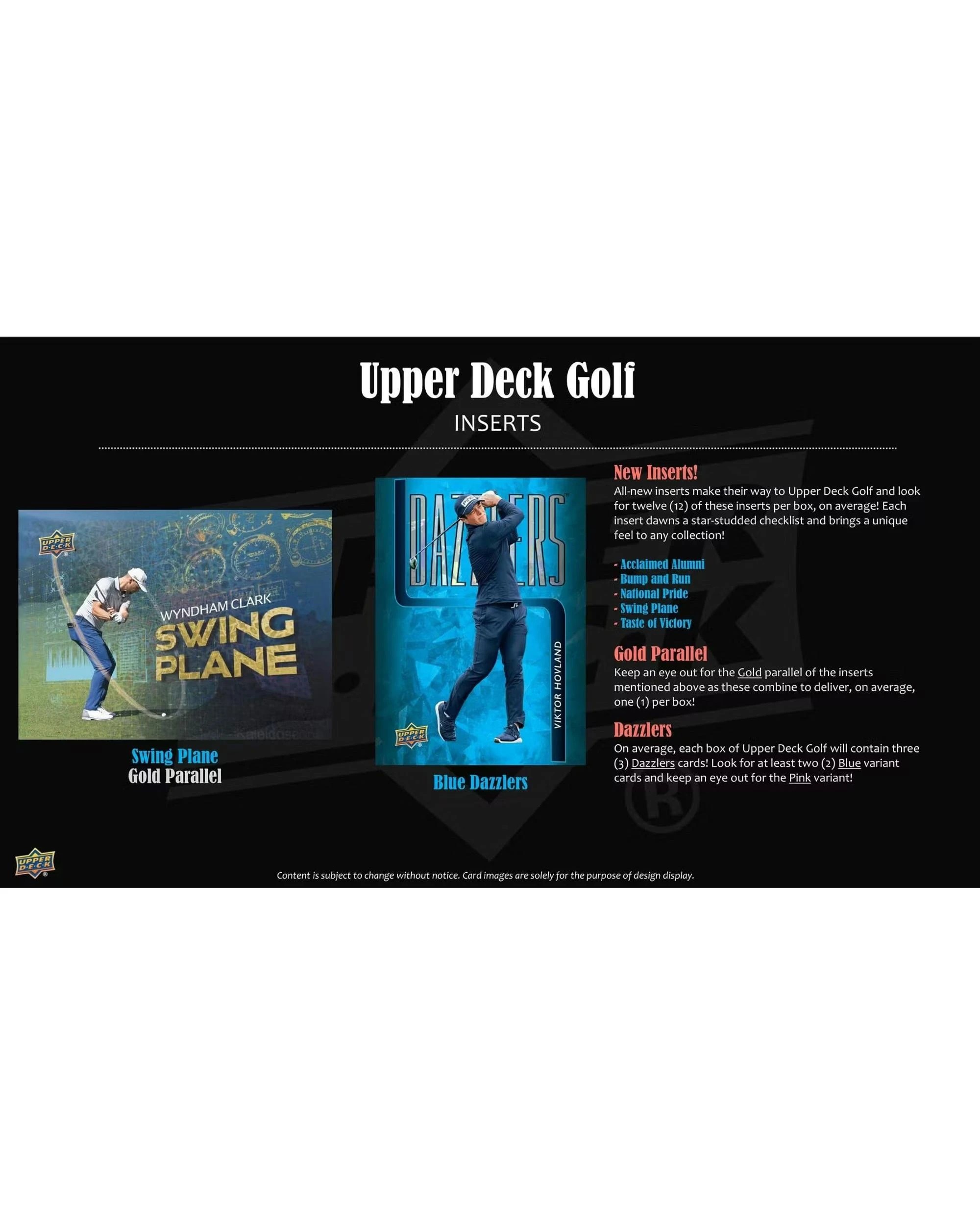 3 Upper Deck Golf 2026 Hobby Pack, 3 of 5
