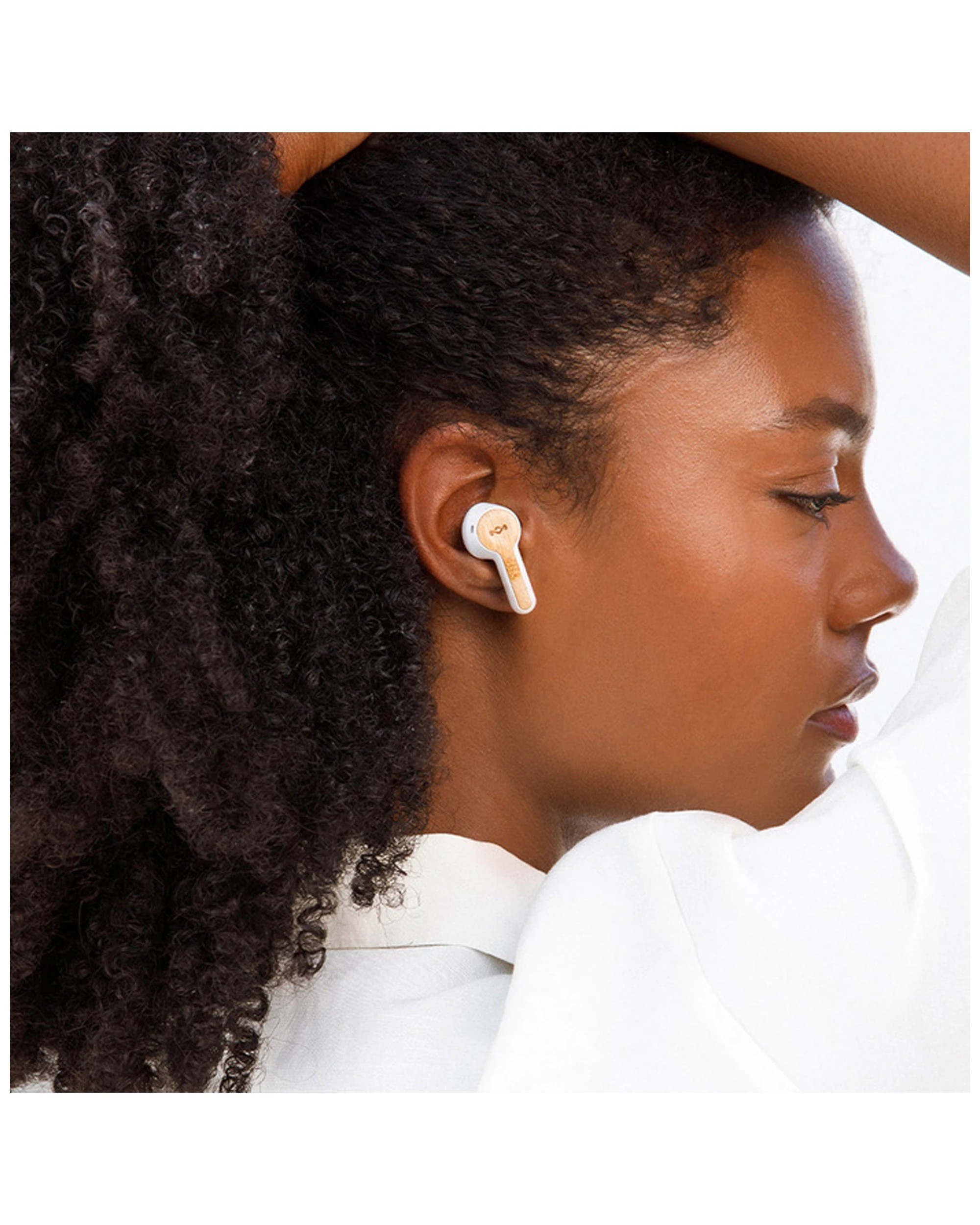 9 House Of Marley Rebel True Wireless Earbuds Wireless Charging 8H Playtime
 - white, 9 of 9