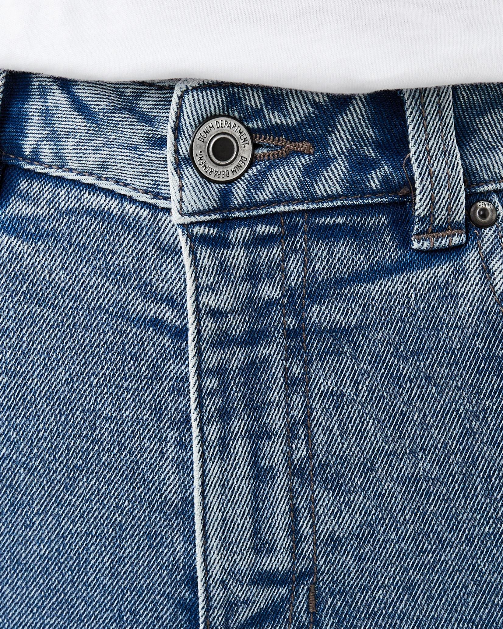 5 High Rise Straight Leg Jeans Light Wash, 5 of 8