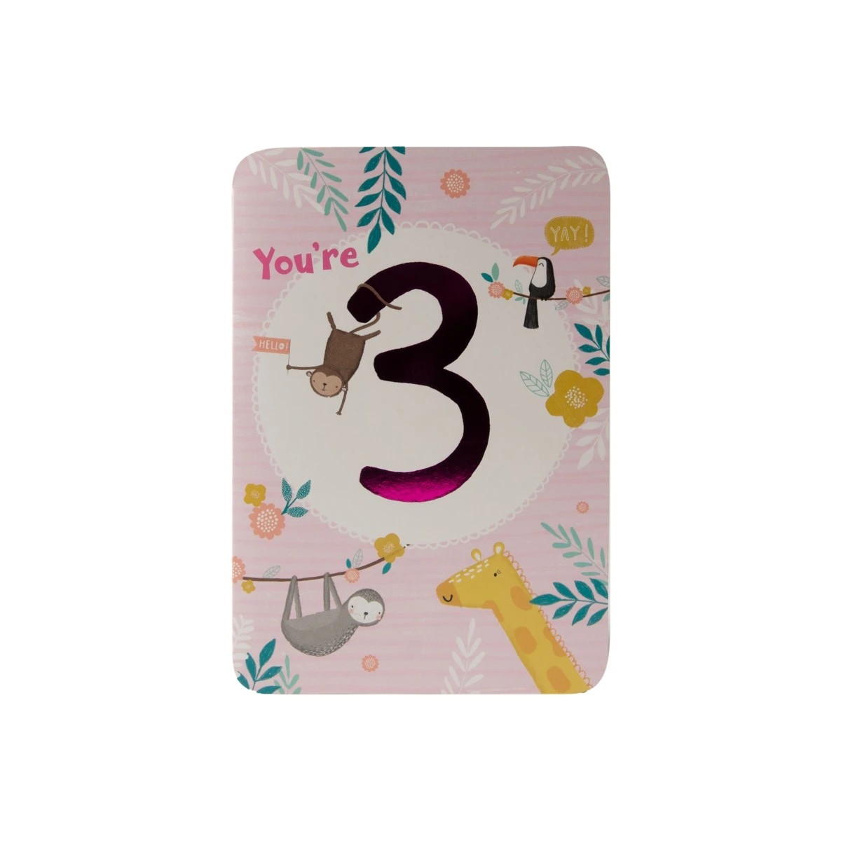 3 Connections from Hallmark 3rd Birthday Card - Animal Friends, 3 of 3