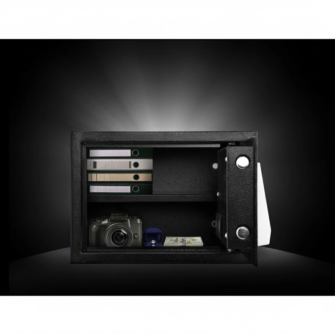 4 UL-TECH Security Safe Box 16L - Black, 4 of 7