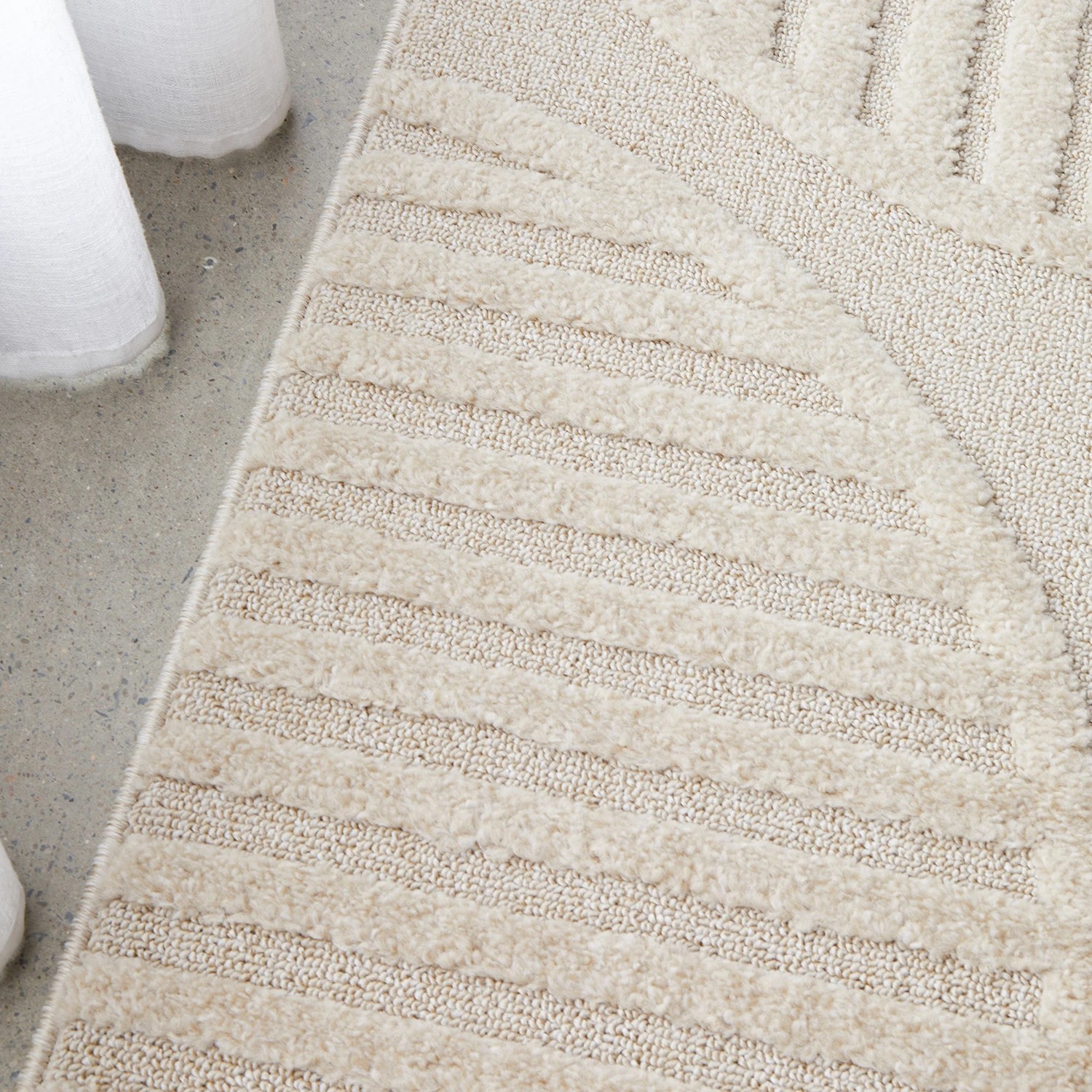 4 Common Ground Rugs Nirvana Leo 500x80cm - Extra Large Runner Power Loomed Pet Friendly Rug - Beige, 4 of 7