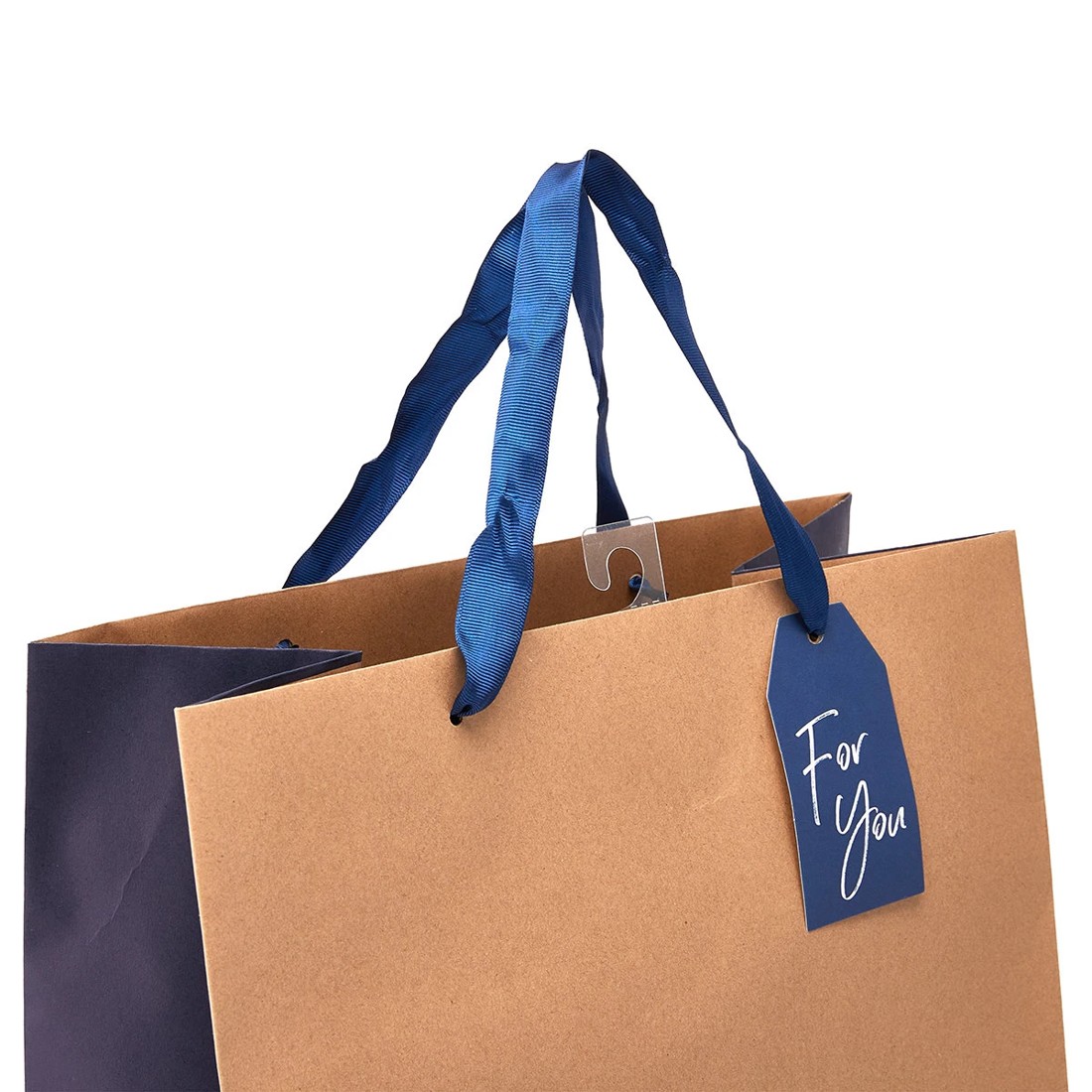 3 Navy Stripe Gift Bag - Extra Large, 3 of 7