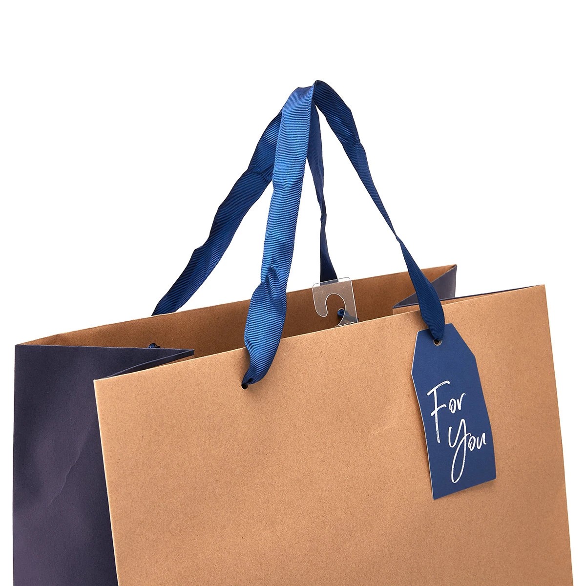 3 Navy Stripe Gift Bag - Extra Large, 3 of 7