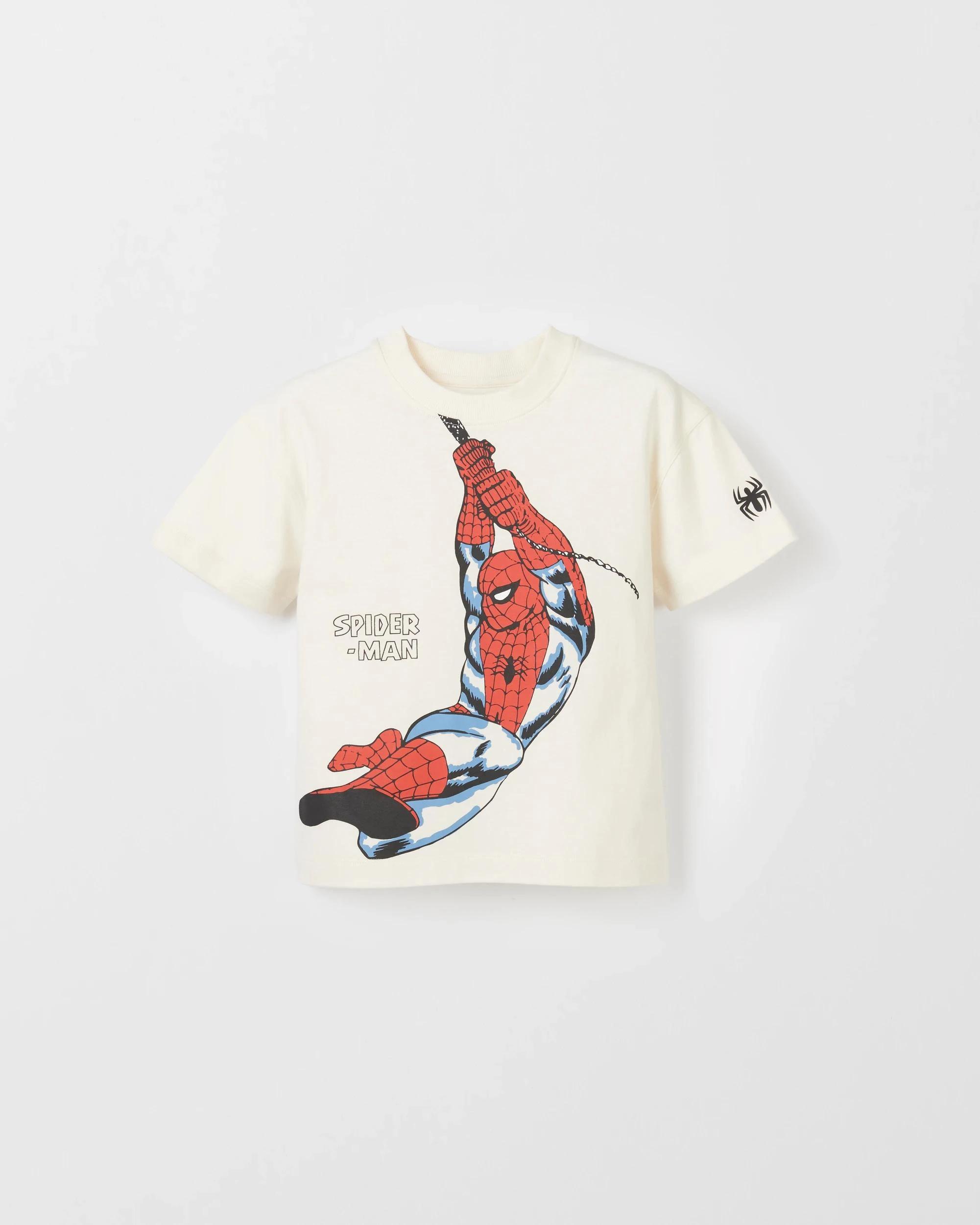 5 Spider-Man Australian Cotton T-Shirt GARDENIA, 5 of 6