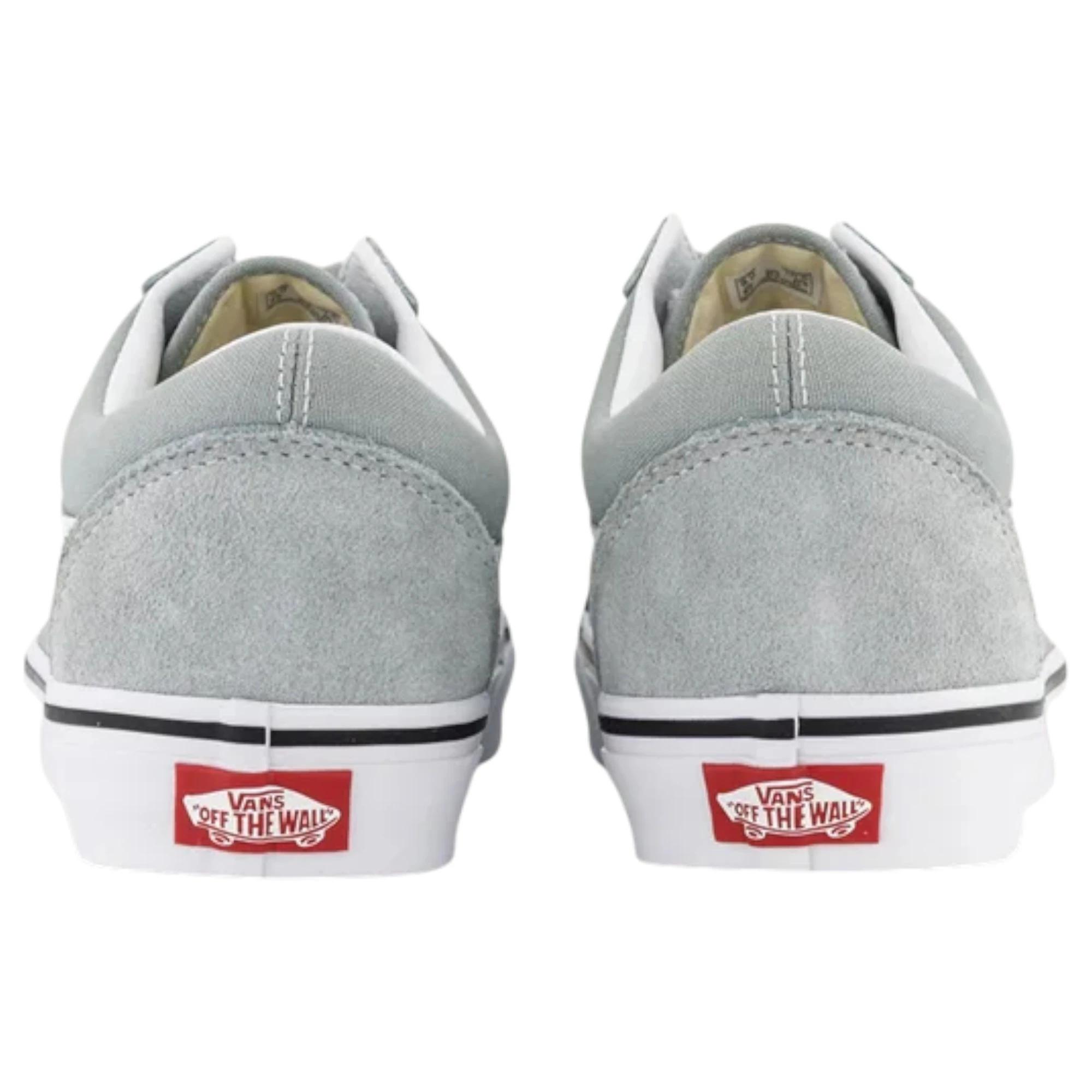 4 Vans Unisex Old Skool Low Top Color Theory Pure Grey Lace Up Shoes GREY, 4 of 6