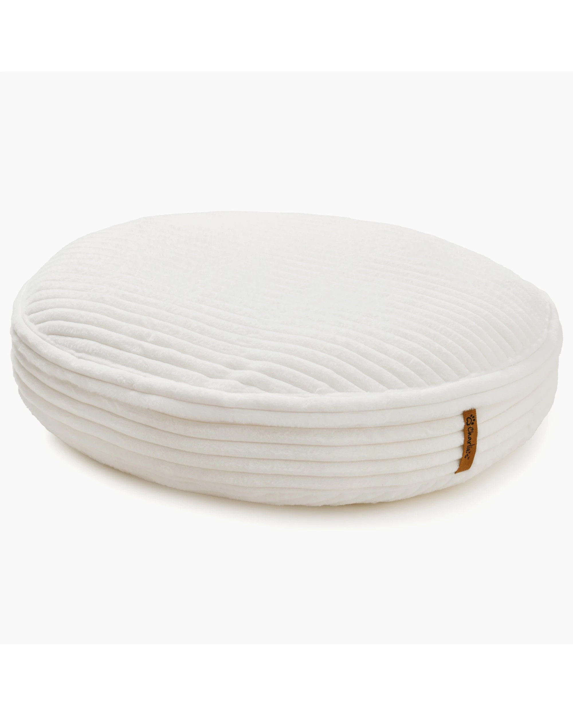2 Charlie's Cloud Crushed Foam Dog Bed Large - Cream, 2 of 8