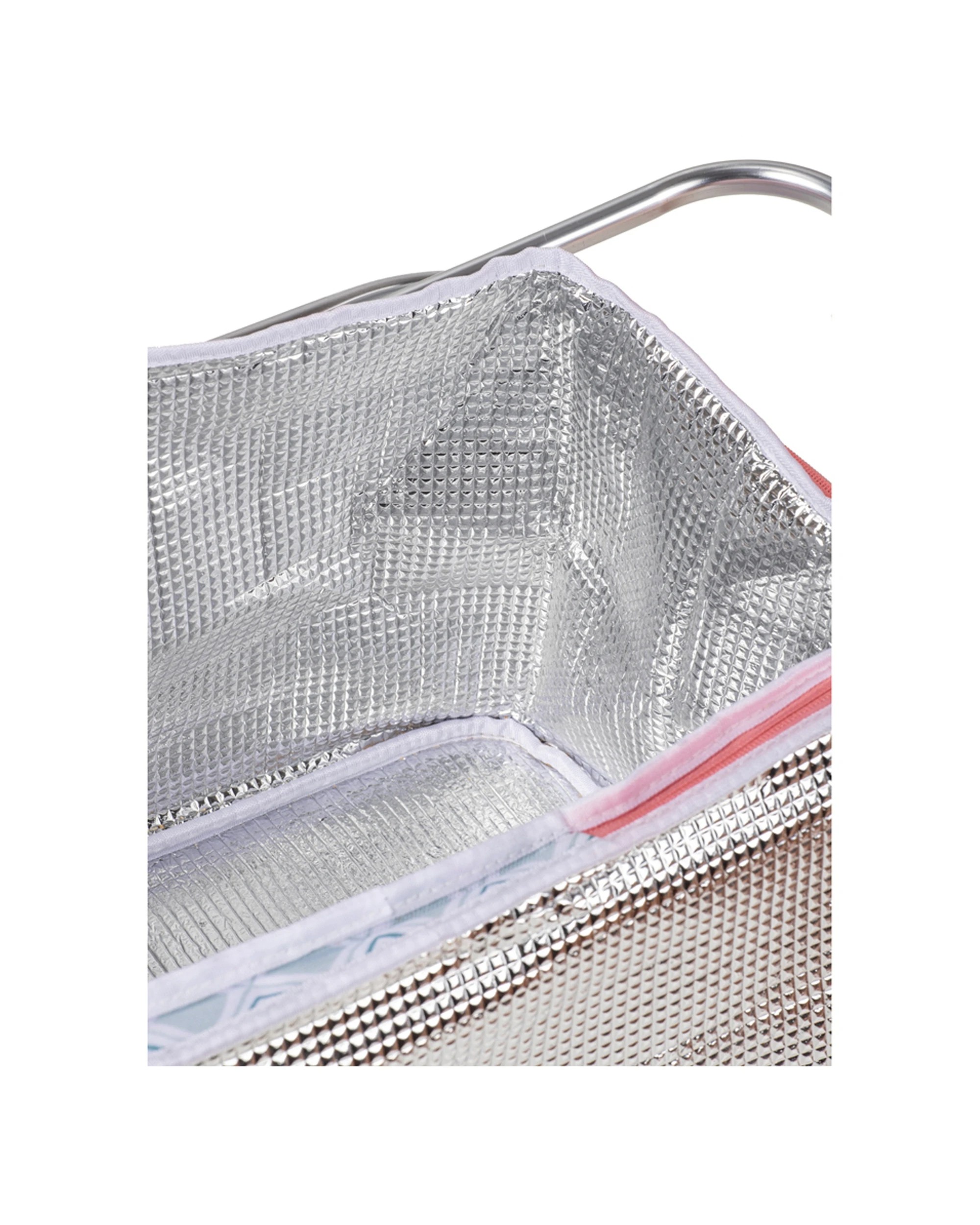 4 Porta Oceana Picnic 46cm Basket Camping Outdoor Storage Insulated Beach - Pattern, 4 of 5