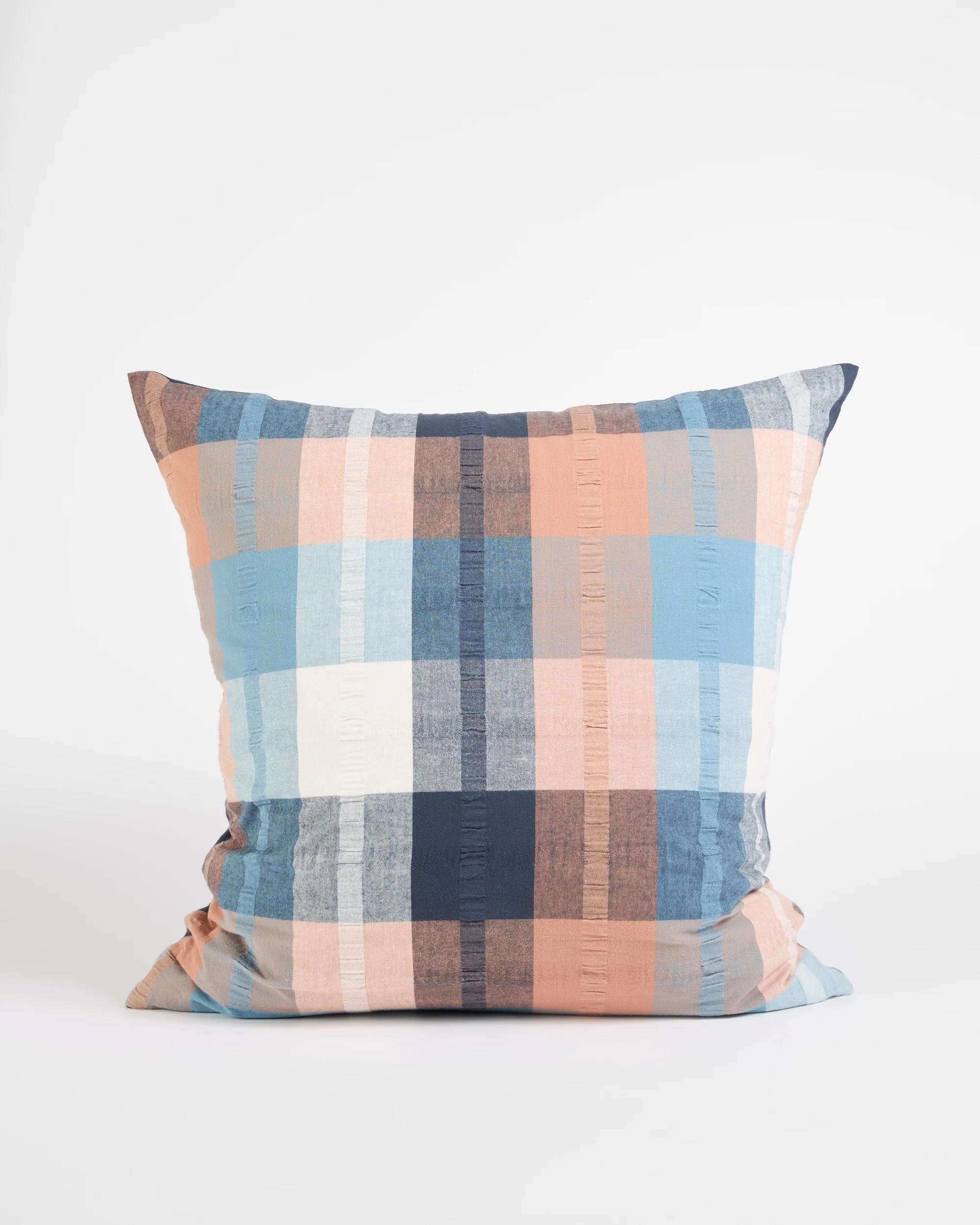 1 Target Elijah Flannelette European Pillowcase - Queen Bed - Blue, 1 of 4