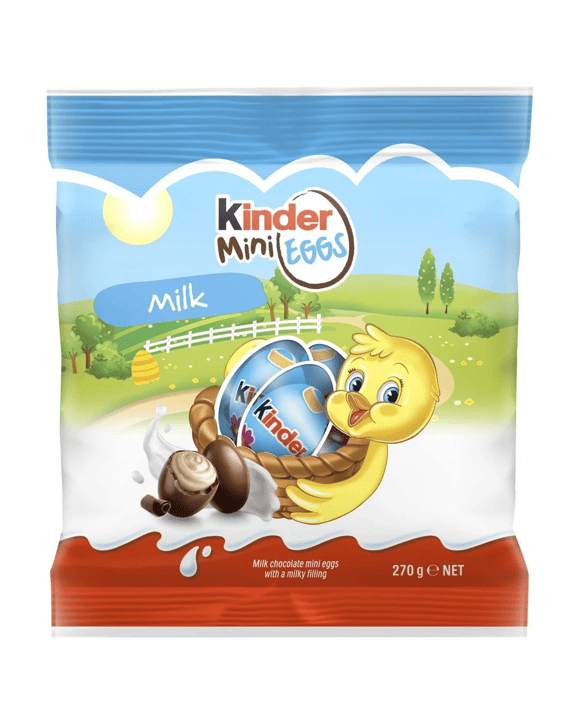 Kinder Mini Hazelnut Chocolate Eggs 270g