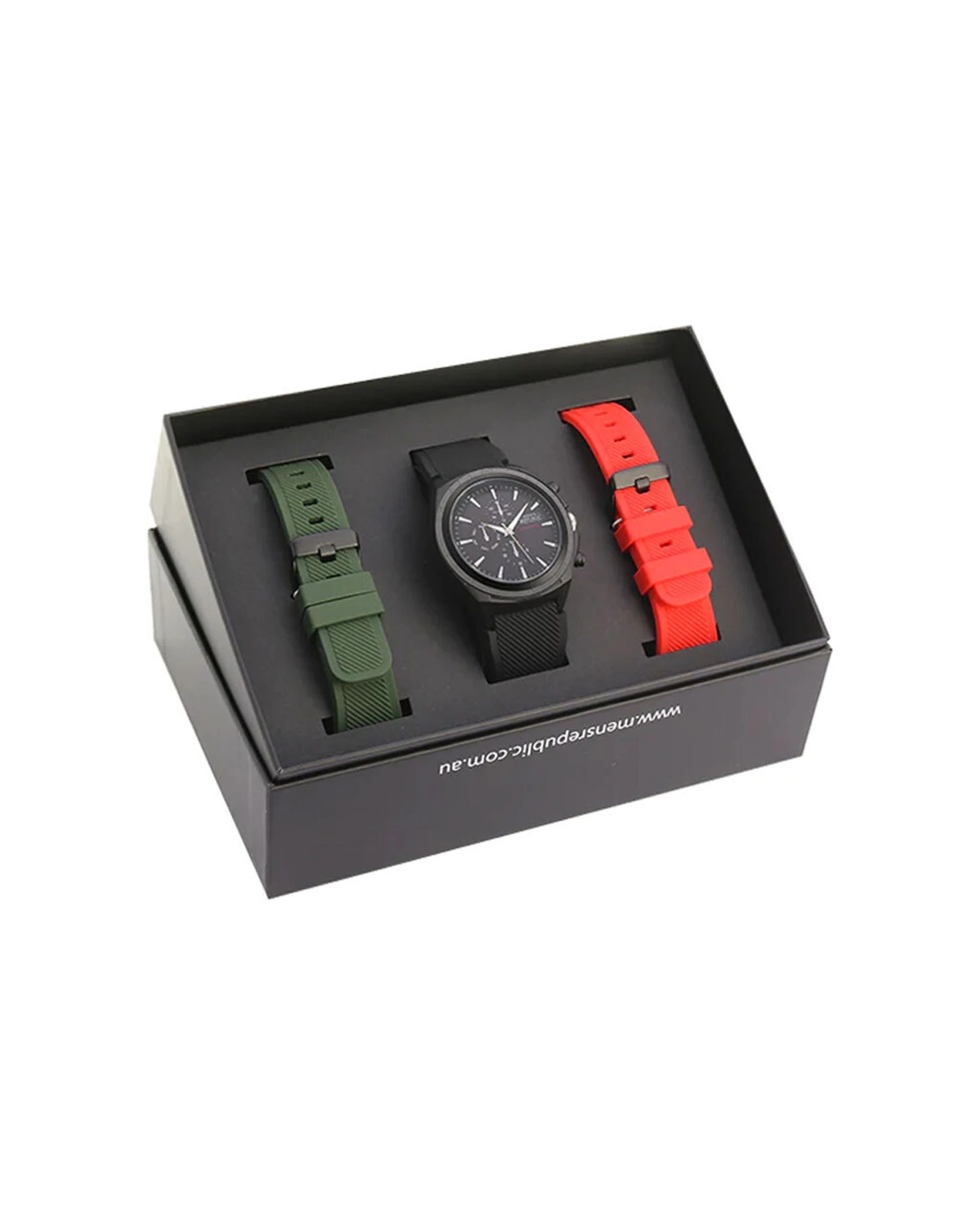 1 Men'S Republic Watch Set With Replaceable Bands - Multi, 1 of 3