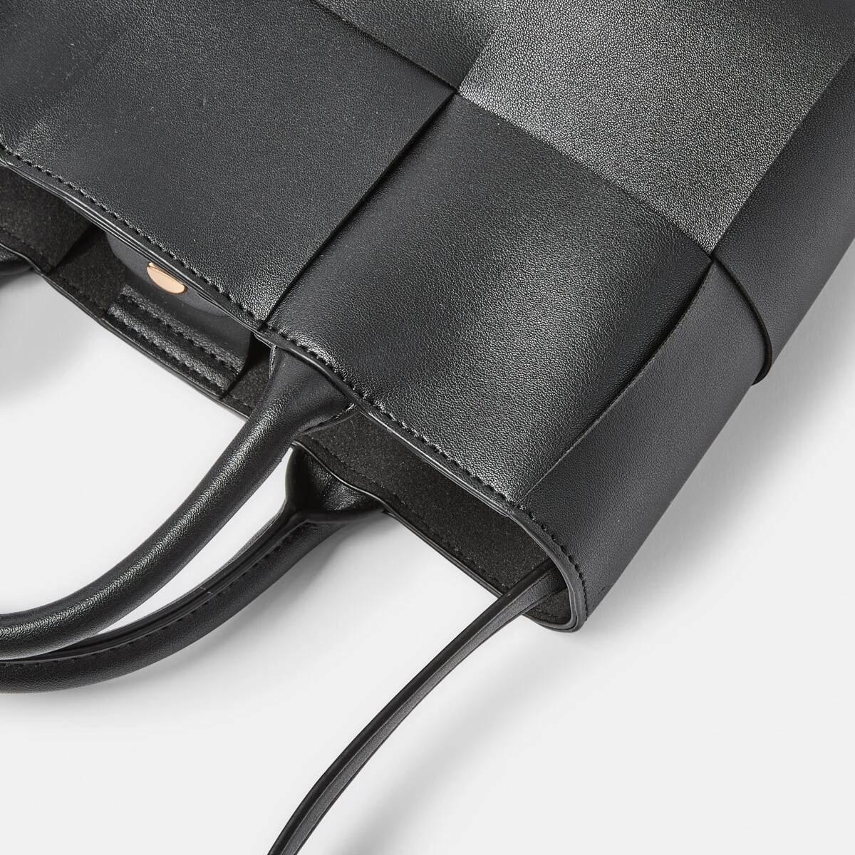 3 Mini Tote Bag BLACK, 3 of 5