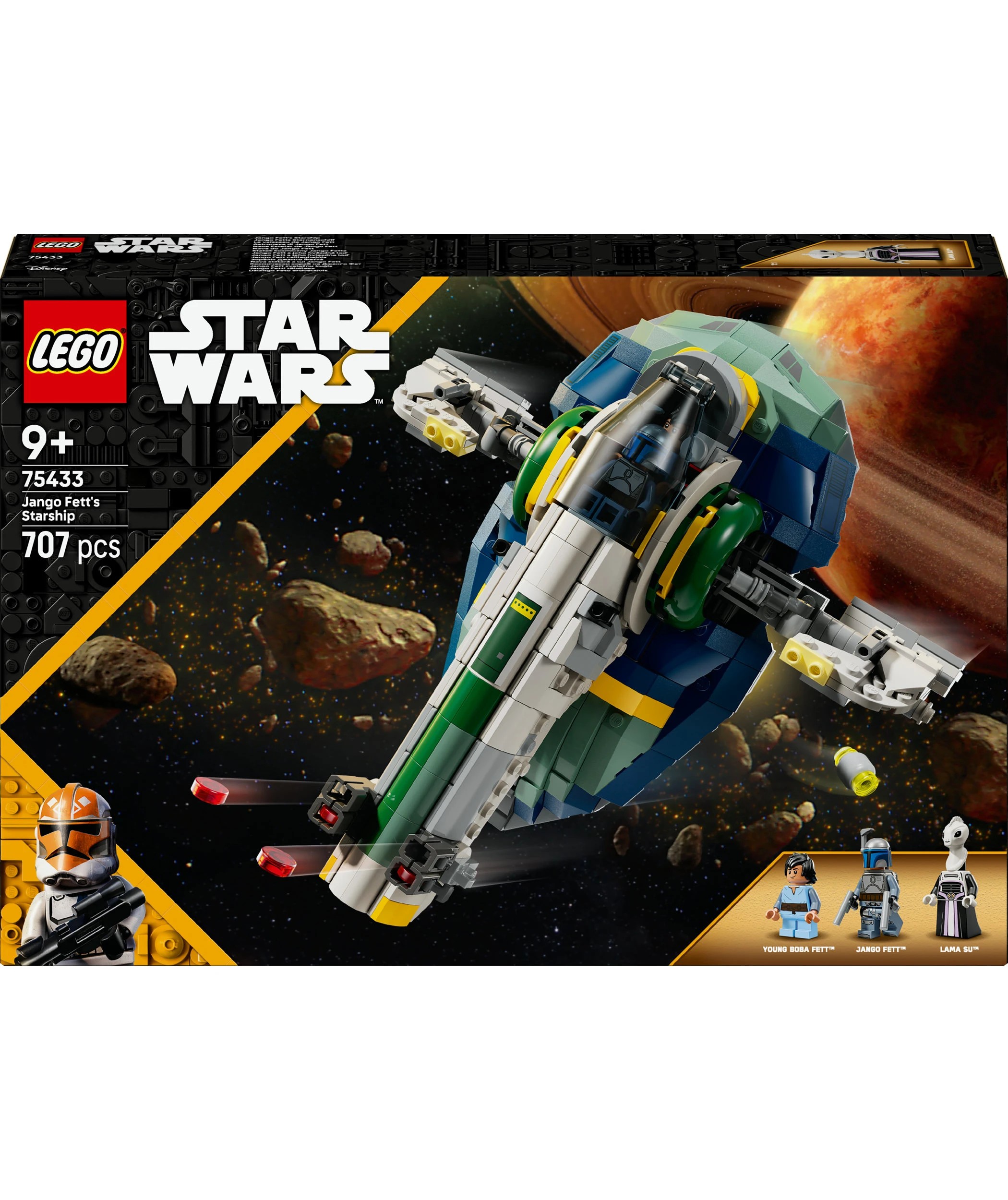 1 LEGO Star Wars Jango Fett's Starship 75433, 1 of 10