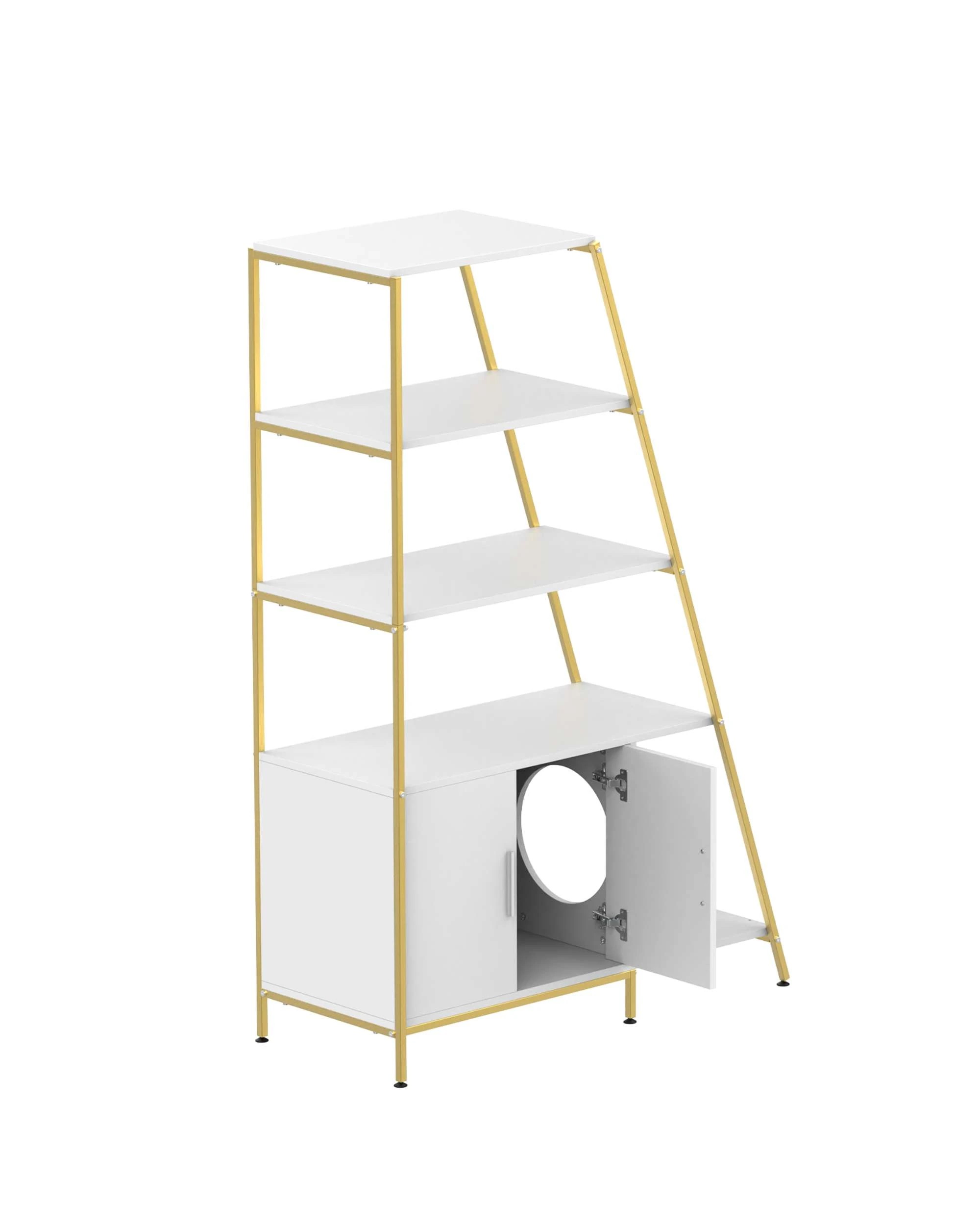 3 Advwin 2-in-1 Cat Litter Box Enclosure, 3 of 10