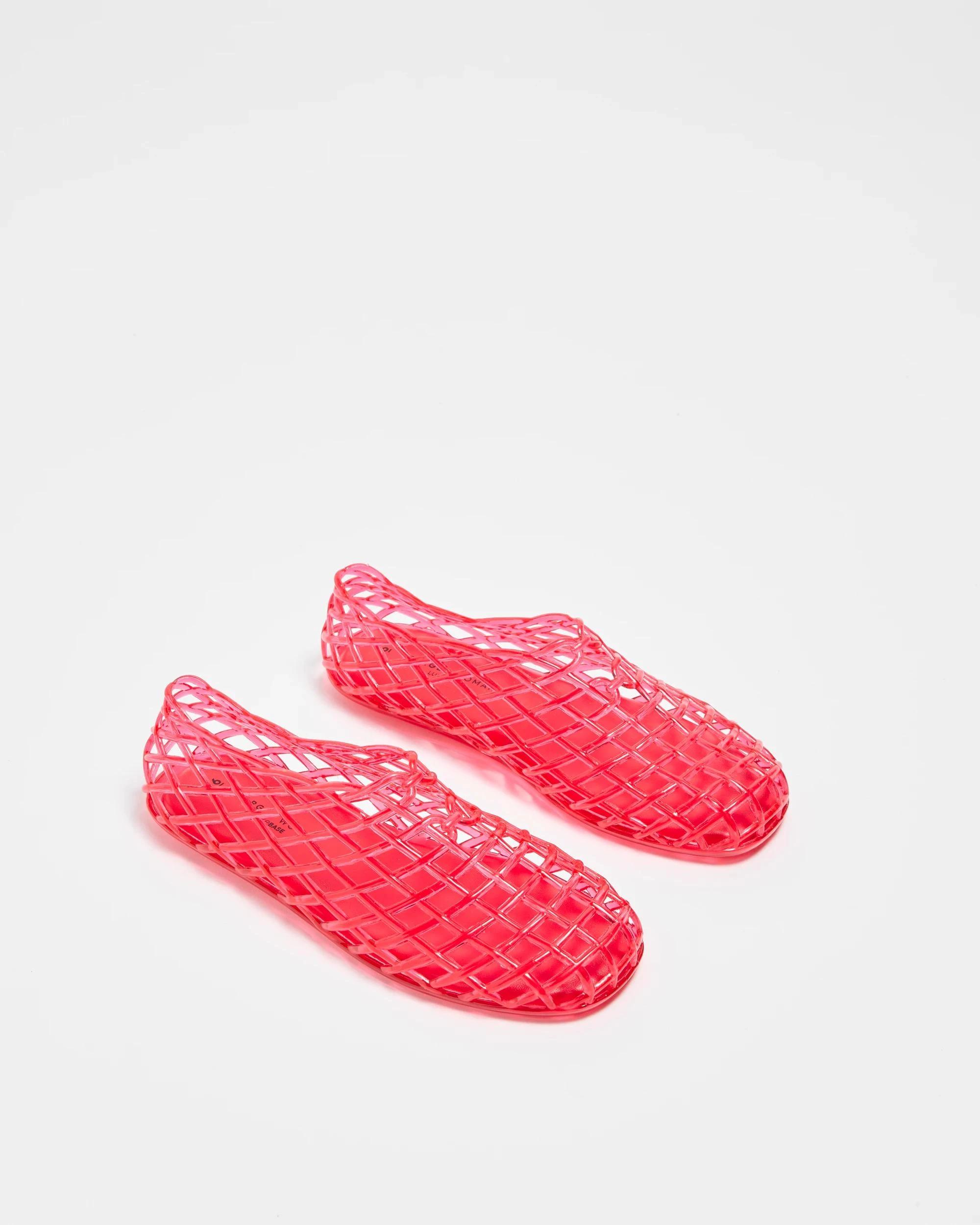 3 Target Womens Jelly Mesh Flat - Gia RED, 3 of 3