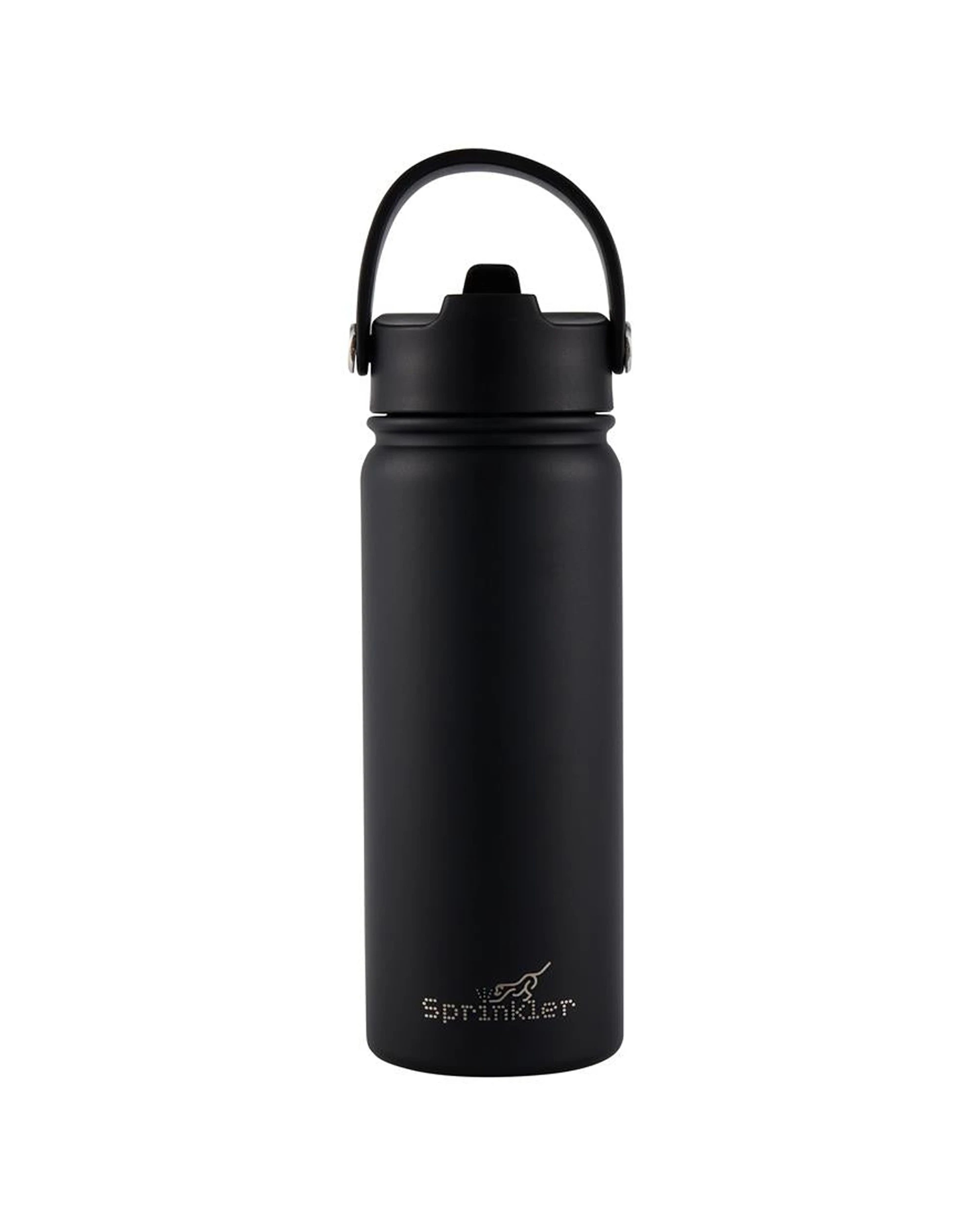 1 Sprinkler Bella Sipper Insulated Drink Bottle 550ml Vacuum Insulated Leakpoof - Black, 1 of 6