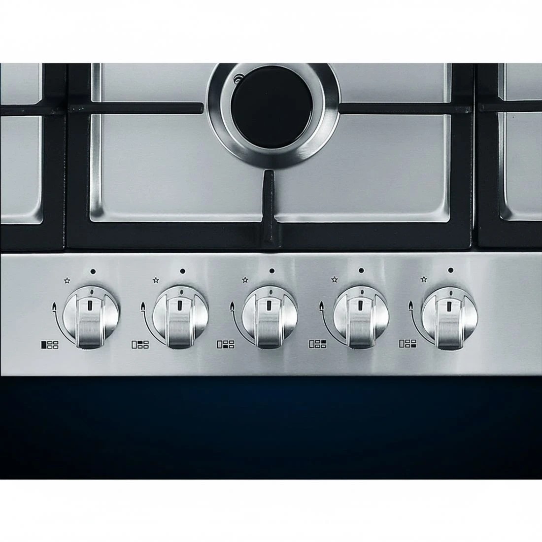 4 Devanti Gas Cooktop 90cm 5 Burner Silvir - Silver, 4 of 7