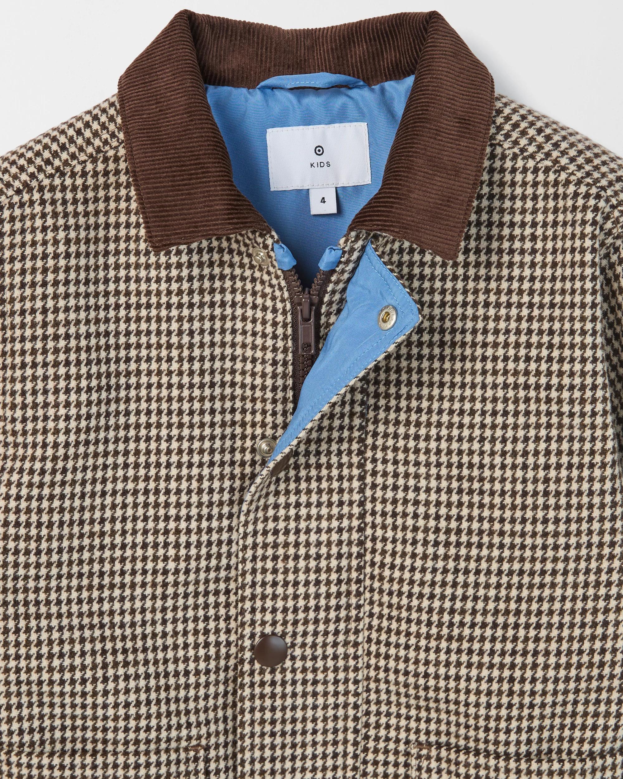 7 Target Kids Houndstooth Barn Jacket BEIGE, 7 of 7