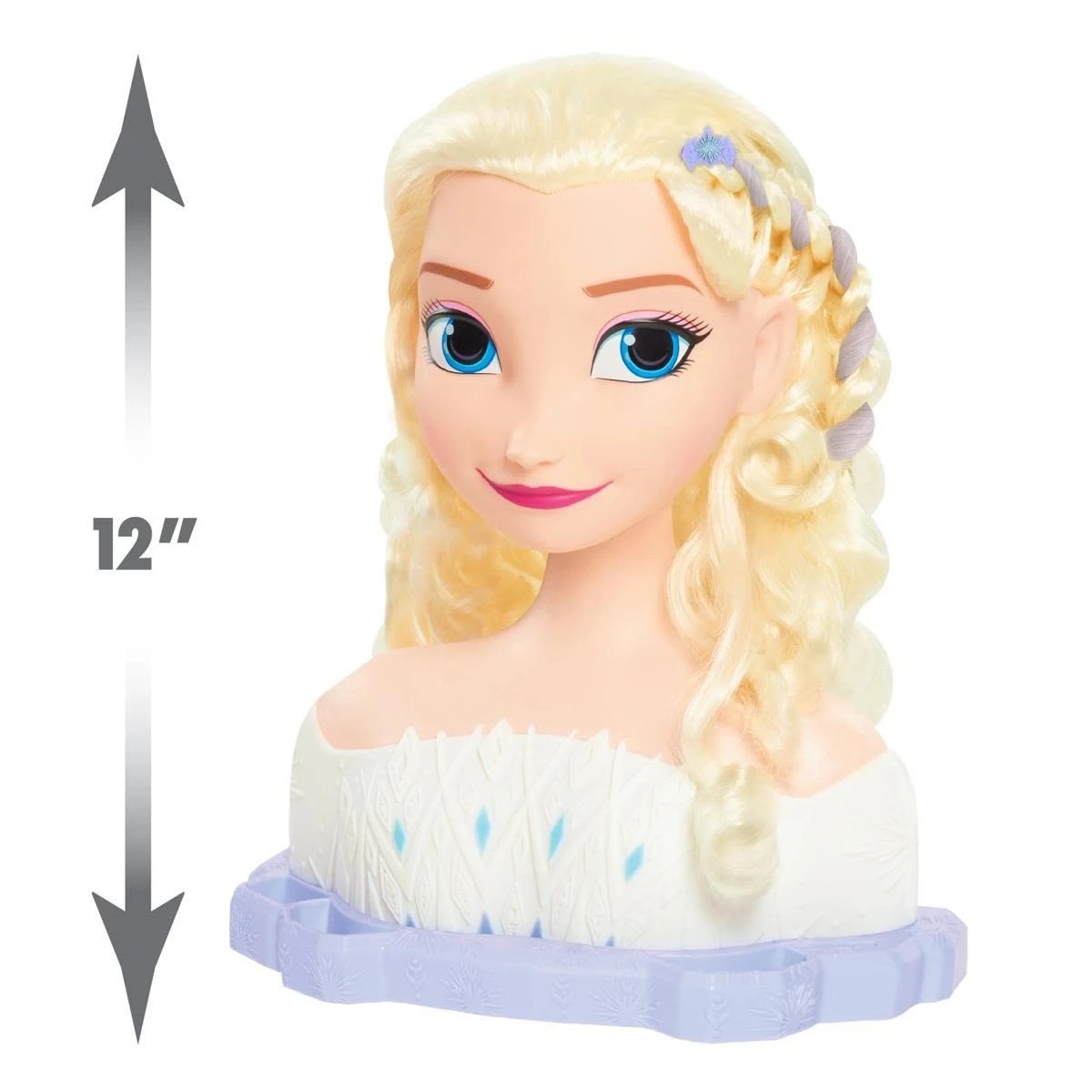 6 18 Piece Disney Frozen Elsa the Snow Queen Deluxe Styling Head Playset, 6 of 6