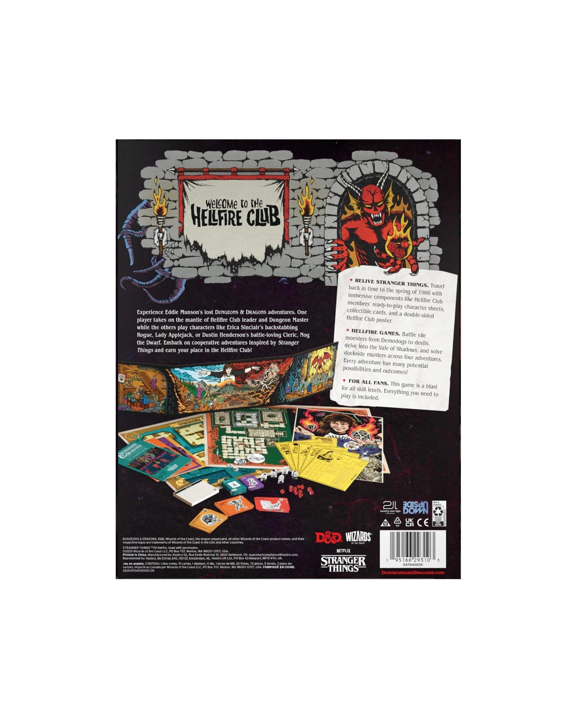 4 Dungeons and Dragons Stranger Things Welcome to the Hellfire Club Starter Set, 4 of 10