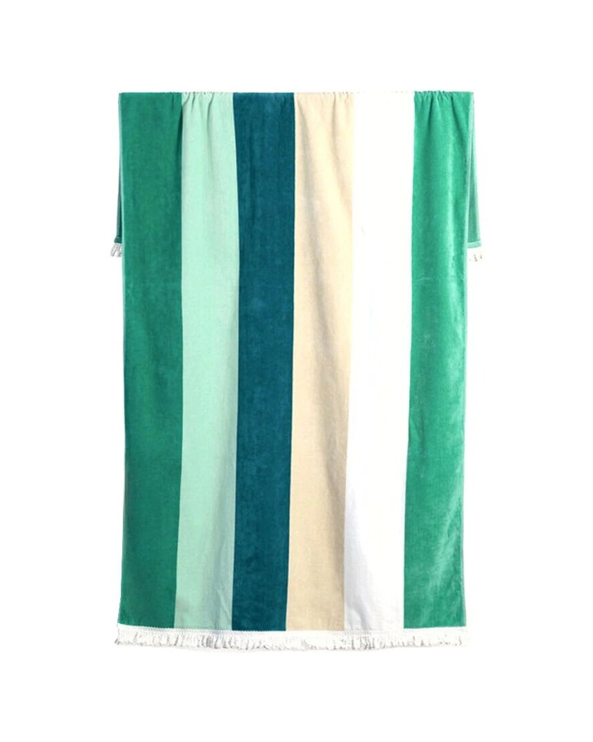 1 Canningvale Sorrentina Grande Velour Beach Towel 100% Cotton - Multi, 1 of 3