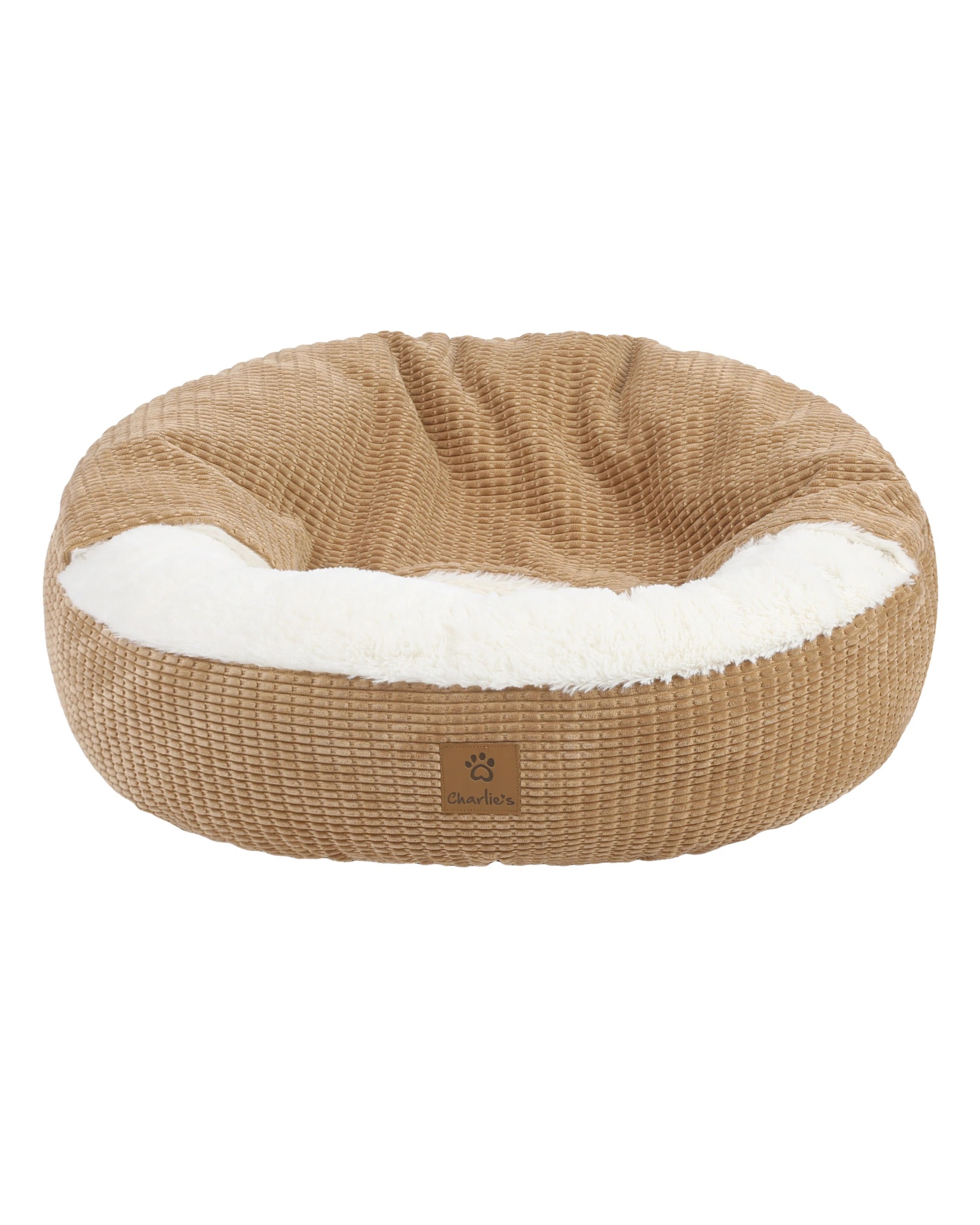 4 Charlie's Snookie Hooded Calming Dog Bed Small - Coffee, 4 of 8