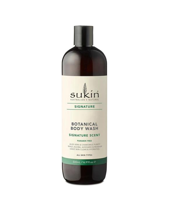 Sukin Signature Botanical Body Wash 500ml - Brown