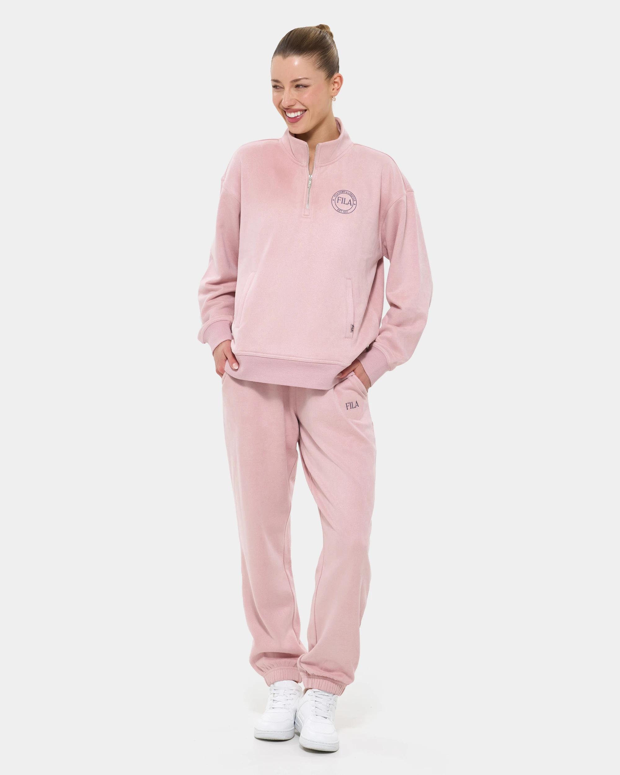 2 Fila ALBA Relax Fit Jogger DARK BLUSH, 2 of 5