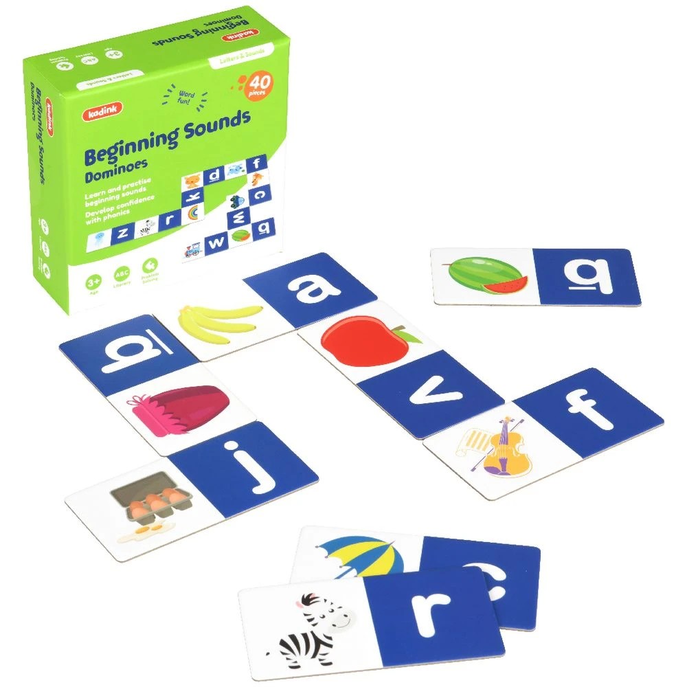 4 Kadink Dominoes Beginning Sounds 40 Pack, 4 of 5