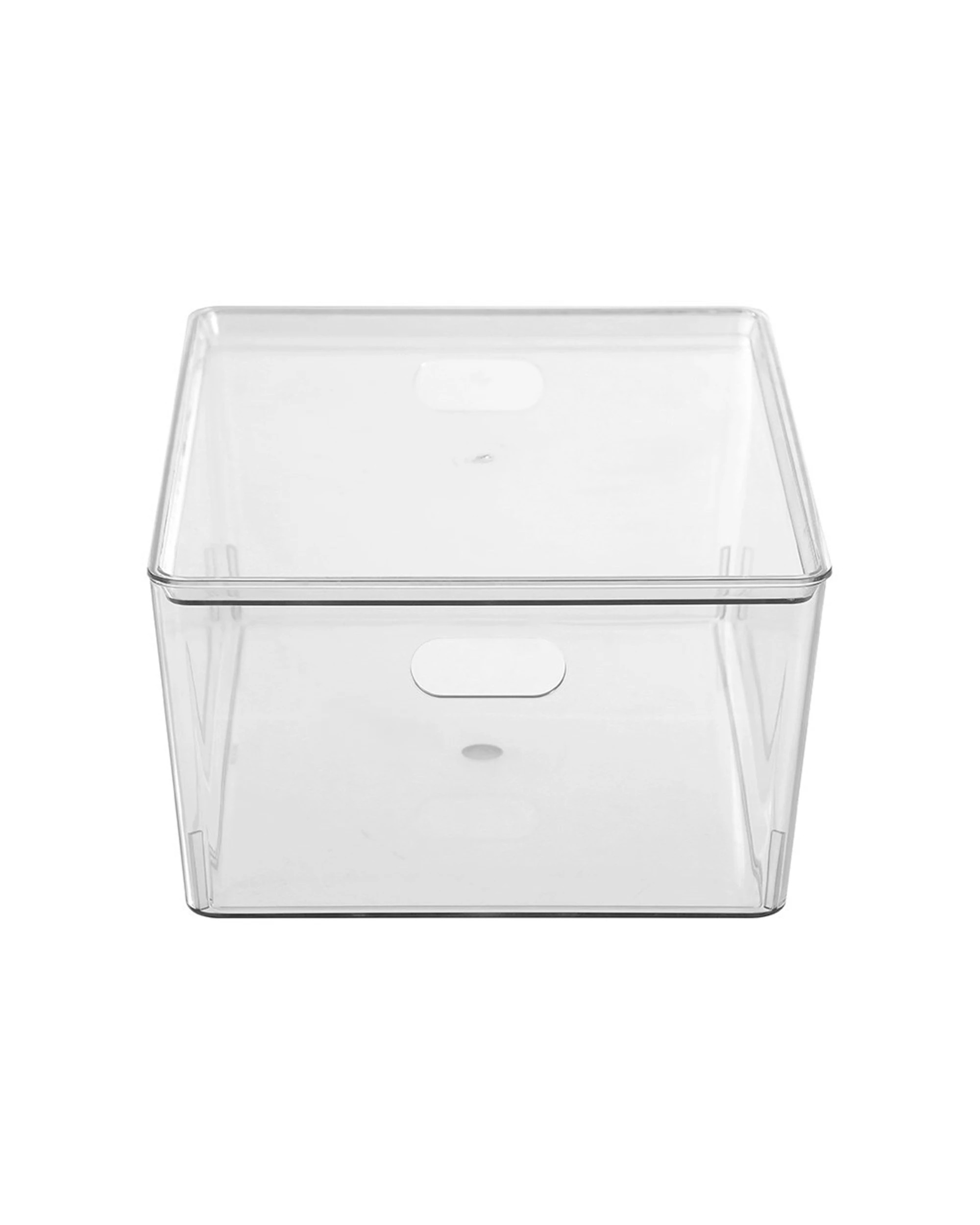 3 Boxsweden Crystal Tidy Box Container With Lid 12L 35cm - Clear, 3 of 5