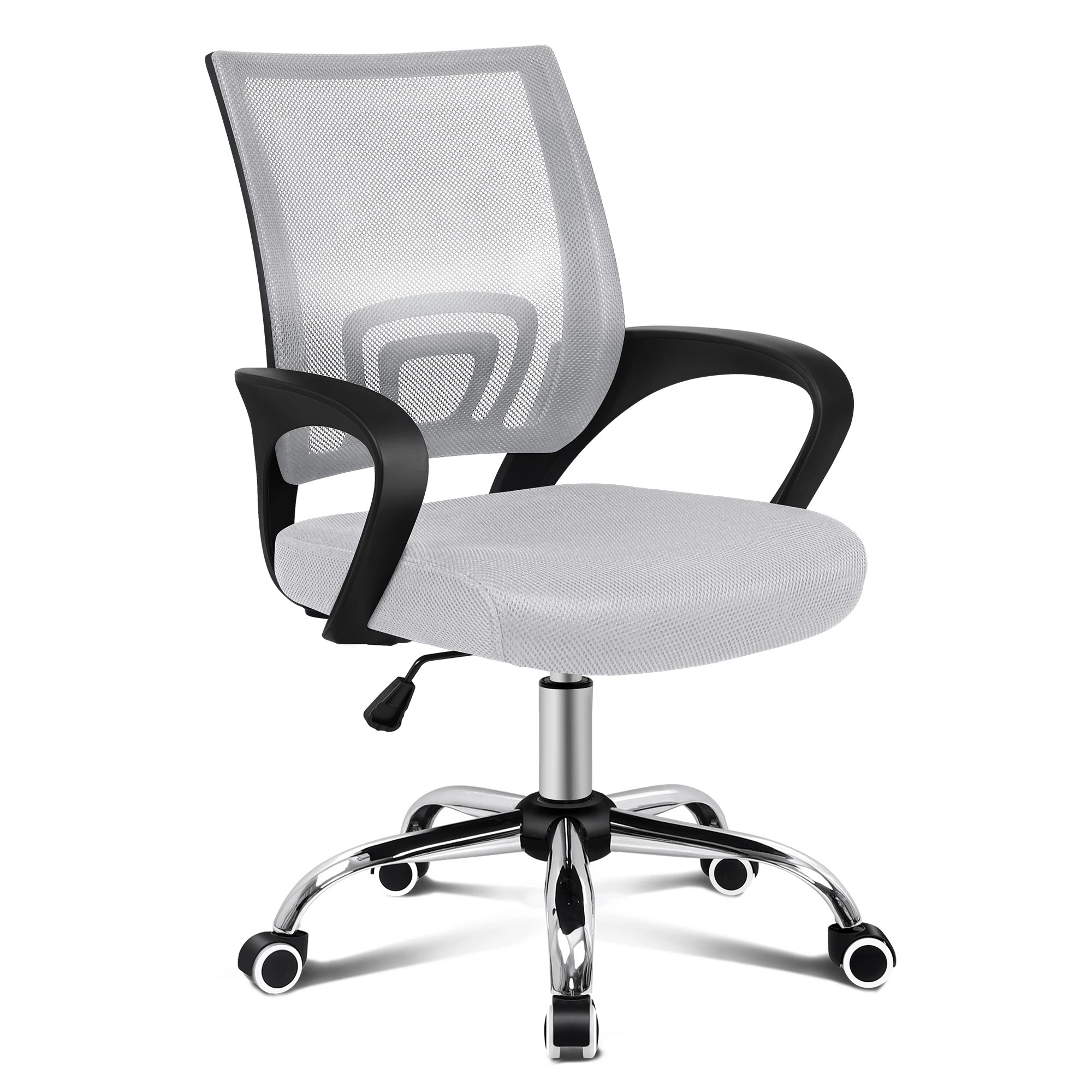 1 Alfordson Gaming Office Chair Mesh Executive Seat Computer Racing Work - Grey, 1 of 10