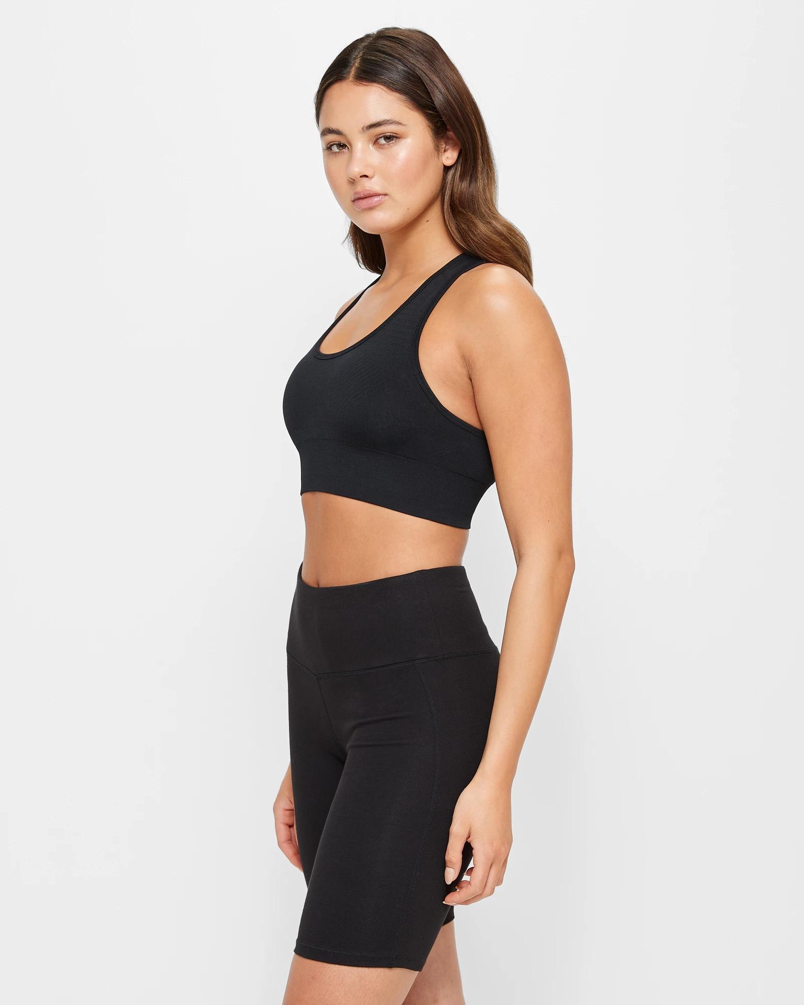 3 Target Active Long Length Bike Shorts BLACK, 3 of 5