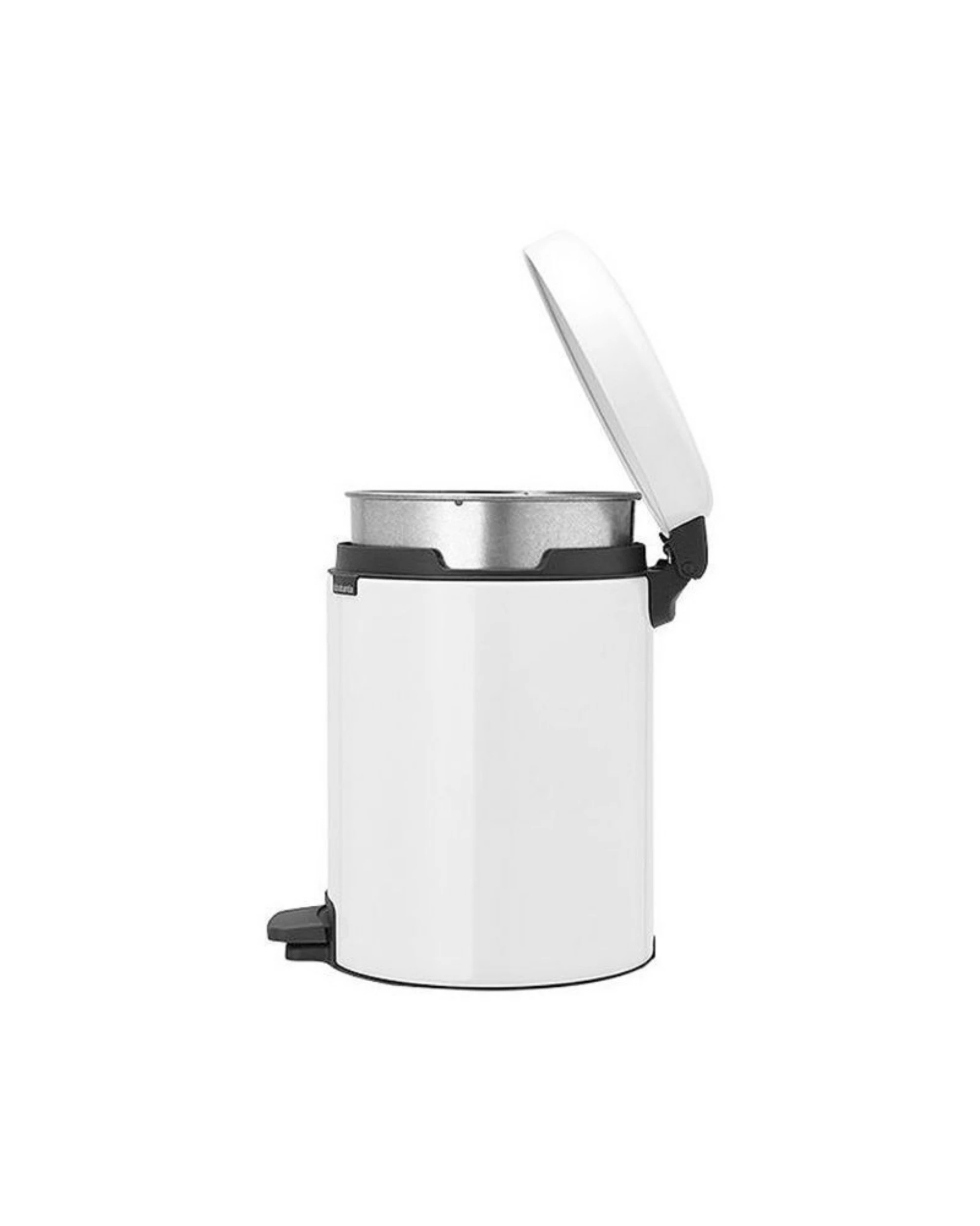 3 Brabantia New ICON 5L Pedal Bin - White, 3 of 4