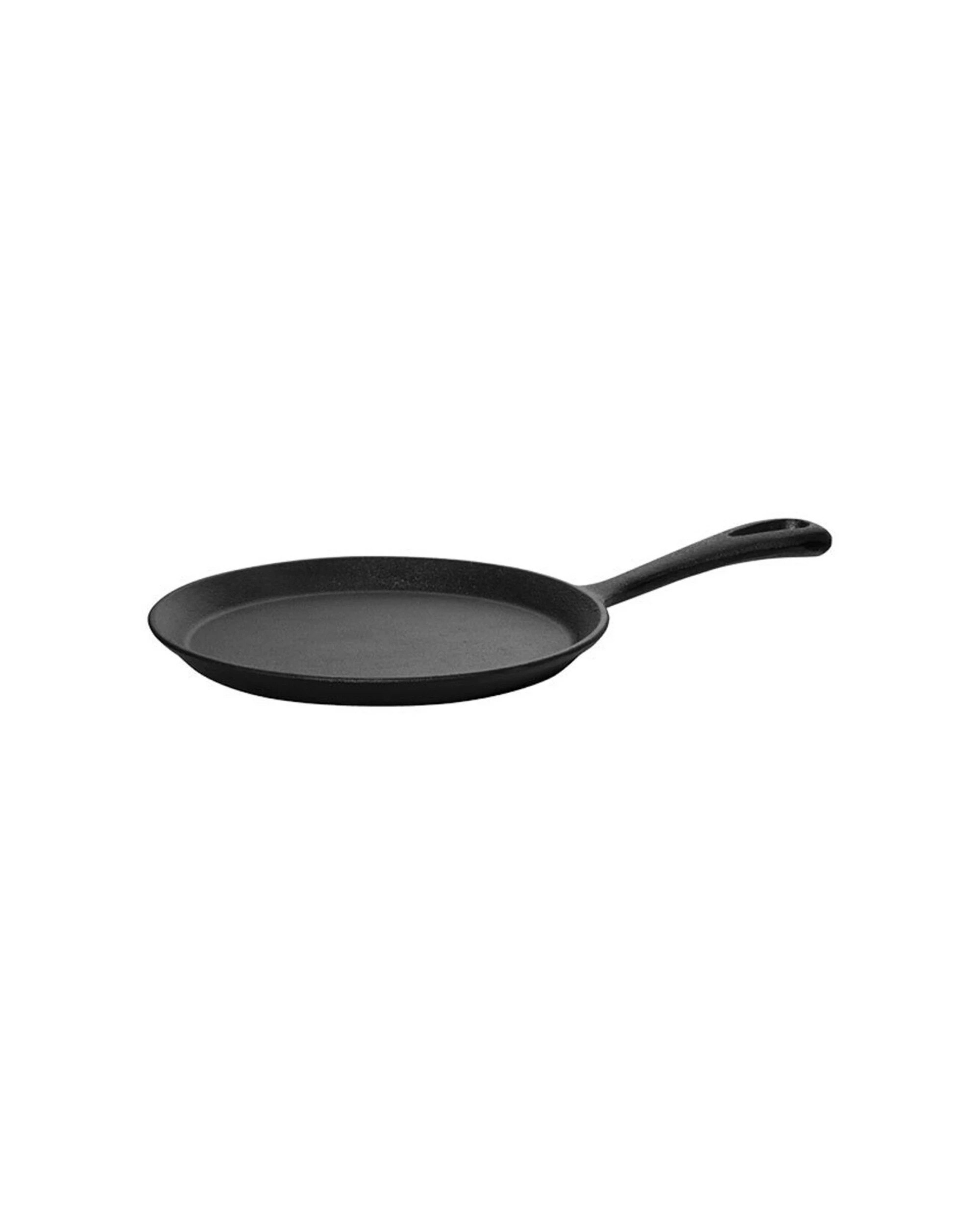2 Pyrolux Pyrocast Crepe Pan 19cm Cast Iron Pre-seasoned Low Sides Versatile, 2 of 3